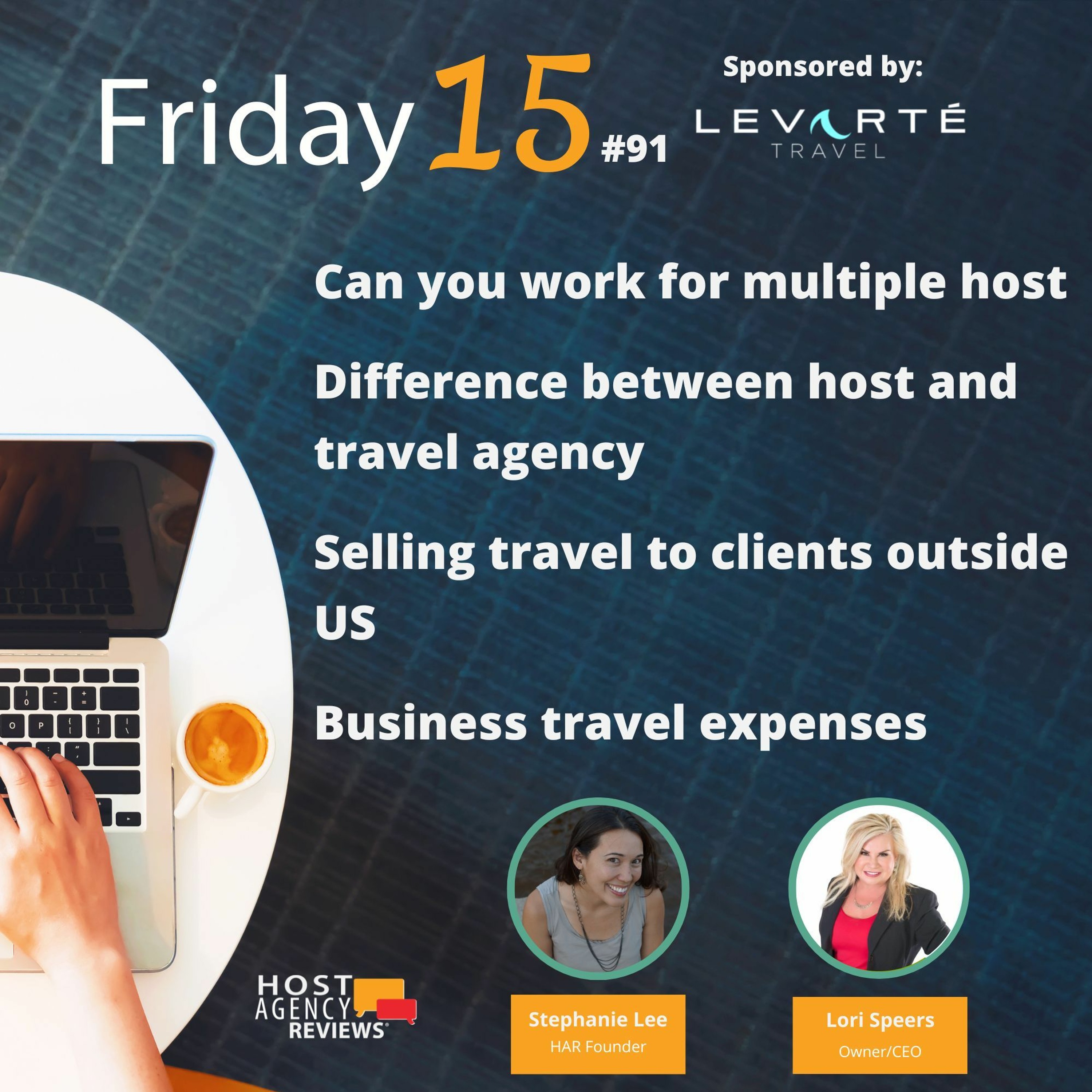 Multiple host, host vs agency, having international clients, biz travel expenses