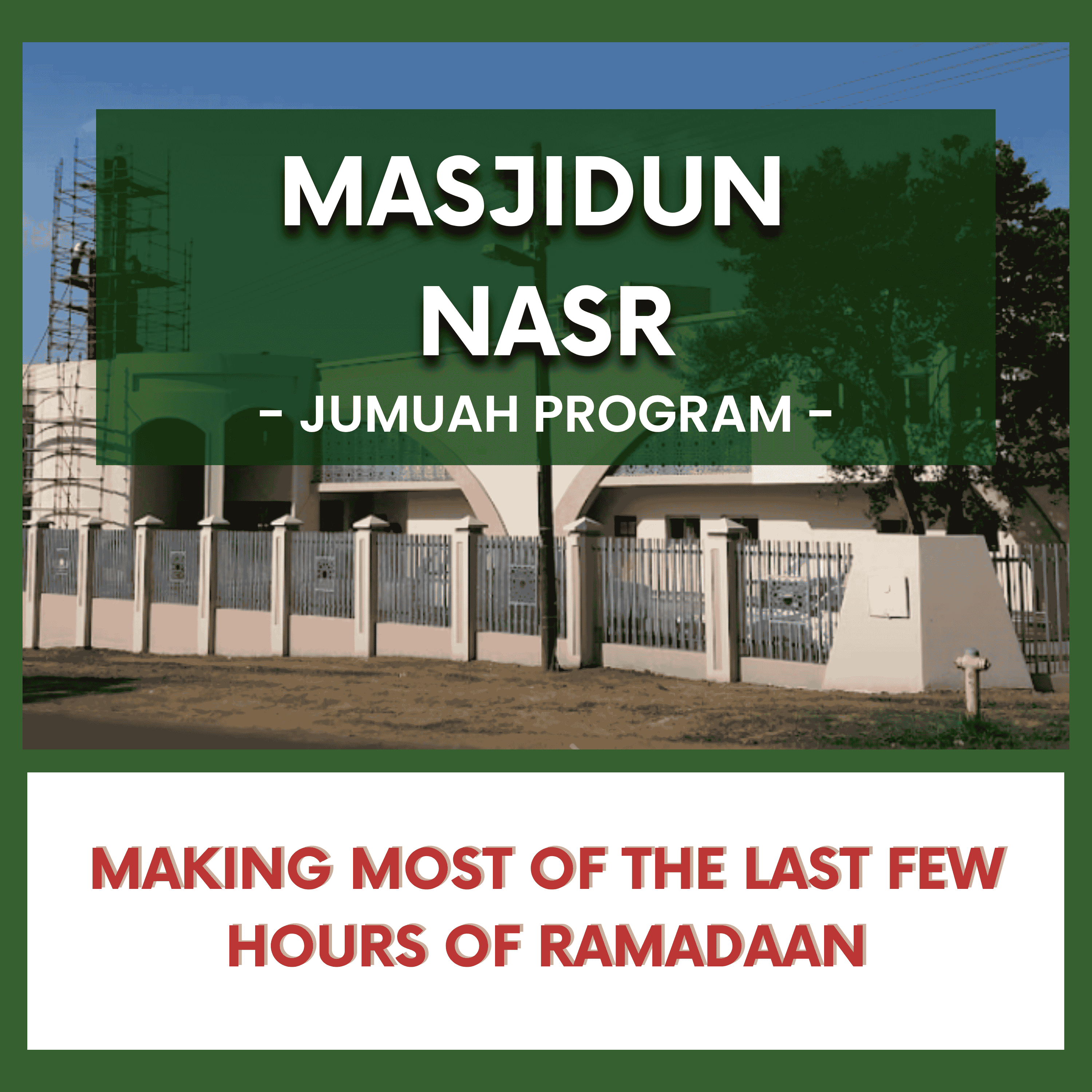 Making Most of The Last Few hours of Ramadaan episode artwork