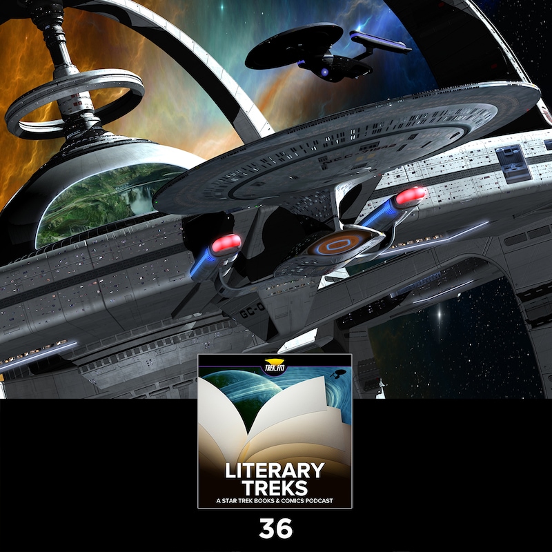 Artwork for podcast Literary Treks: A Star Trek Books and Comics Podcast