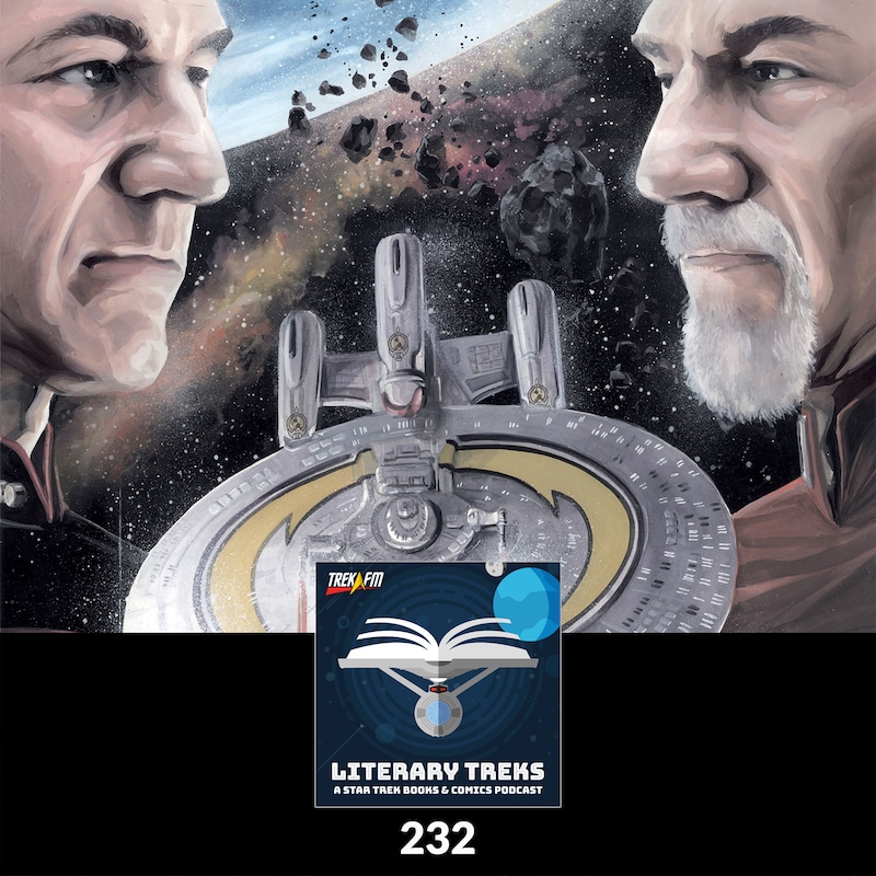 Artwork for podcast Literary Treks: A Star Trek Books and Comics Podcast