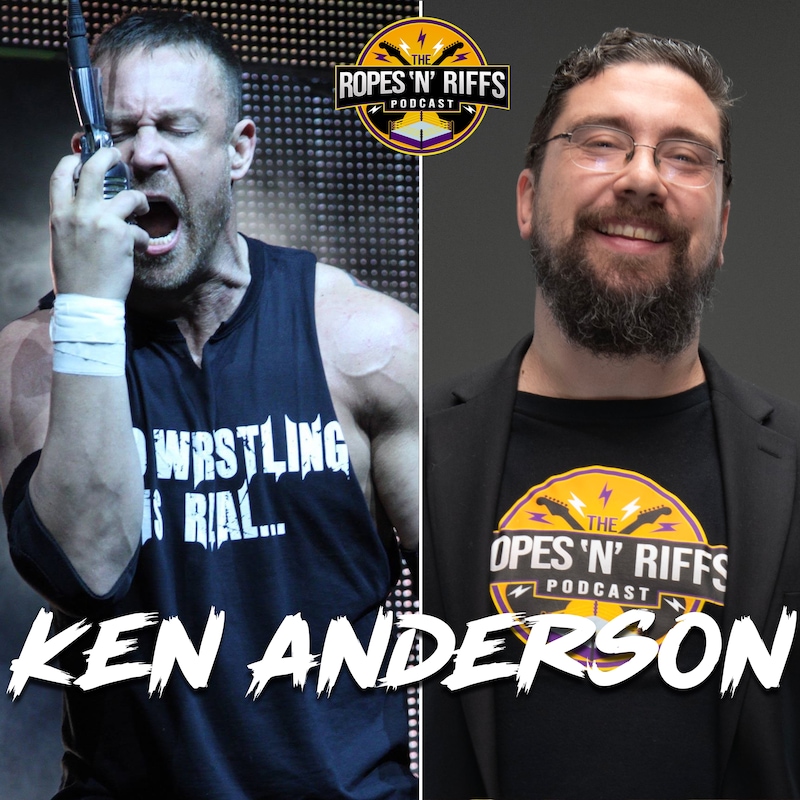 Artwork for podcast Ropes N Riffs - Wrestling Entrance Themes, Wrestling and Music Stories