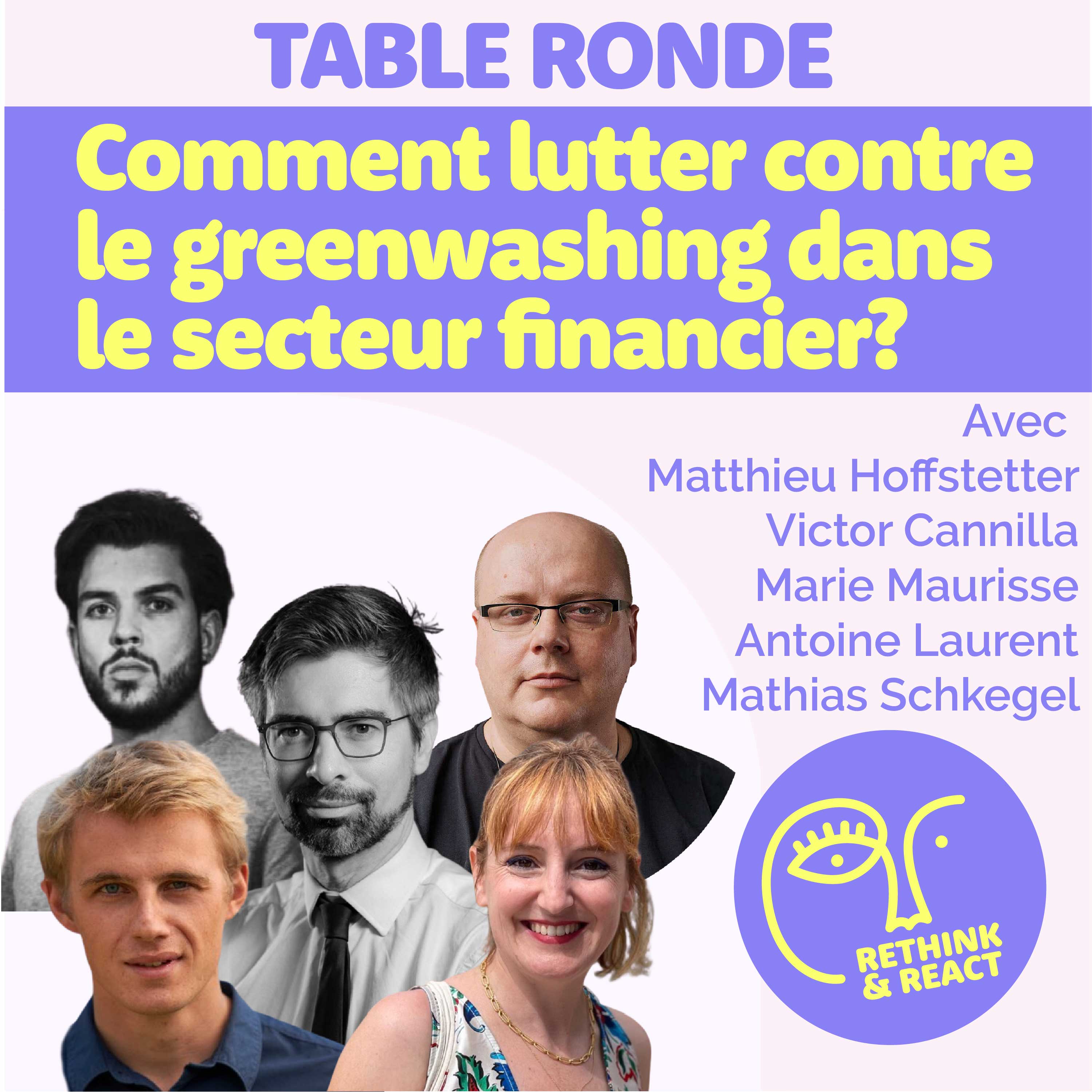 Rethink and React; Réfléchir, Innover, Créer Demain
