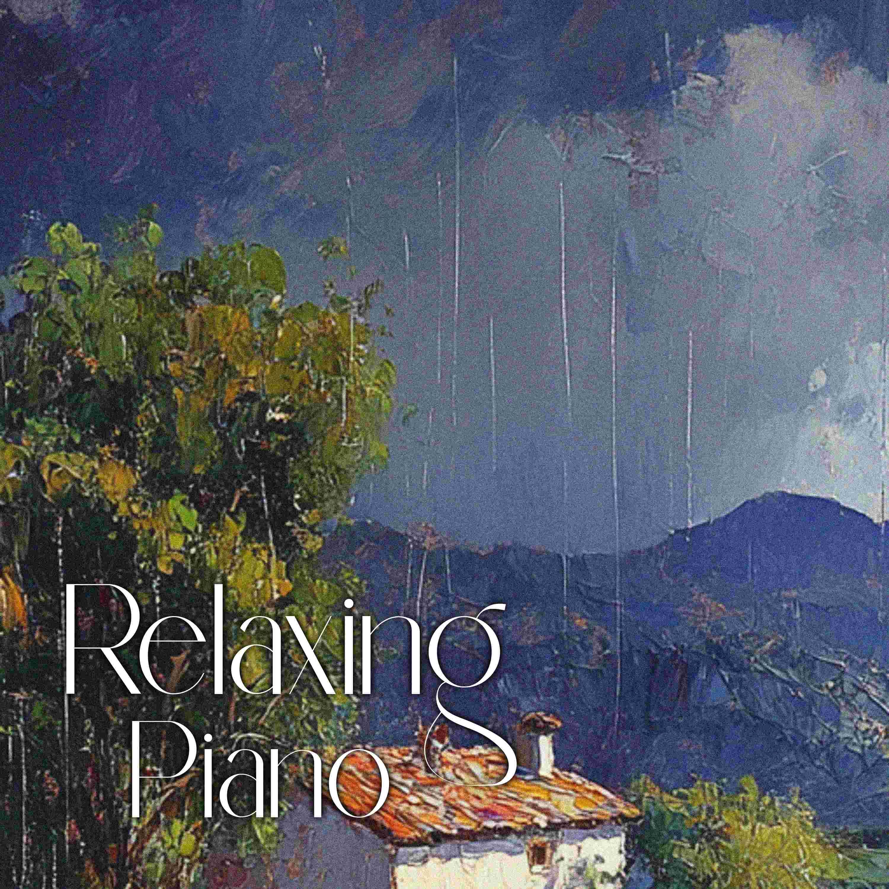 Peaceful Piano for Winding Down with Distant Rain - 4 Hours - "Mount Moon" episode artwork