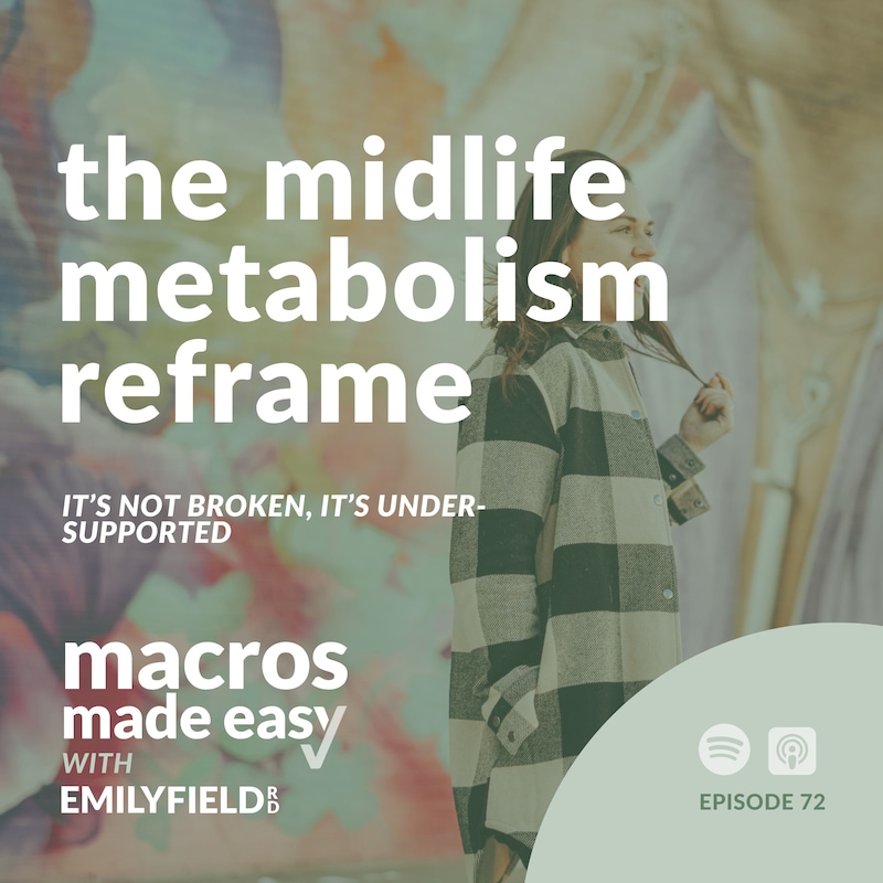 Artwork for podcast Macros Made Easy with Emily Field RD