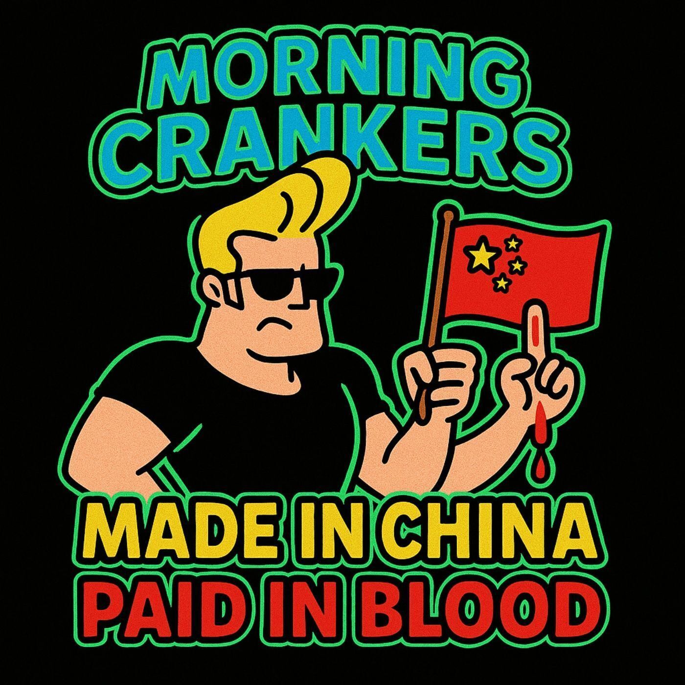 Made in CHINA, Paid in Blood – A Morning Crankers Comedy Song episode artwork