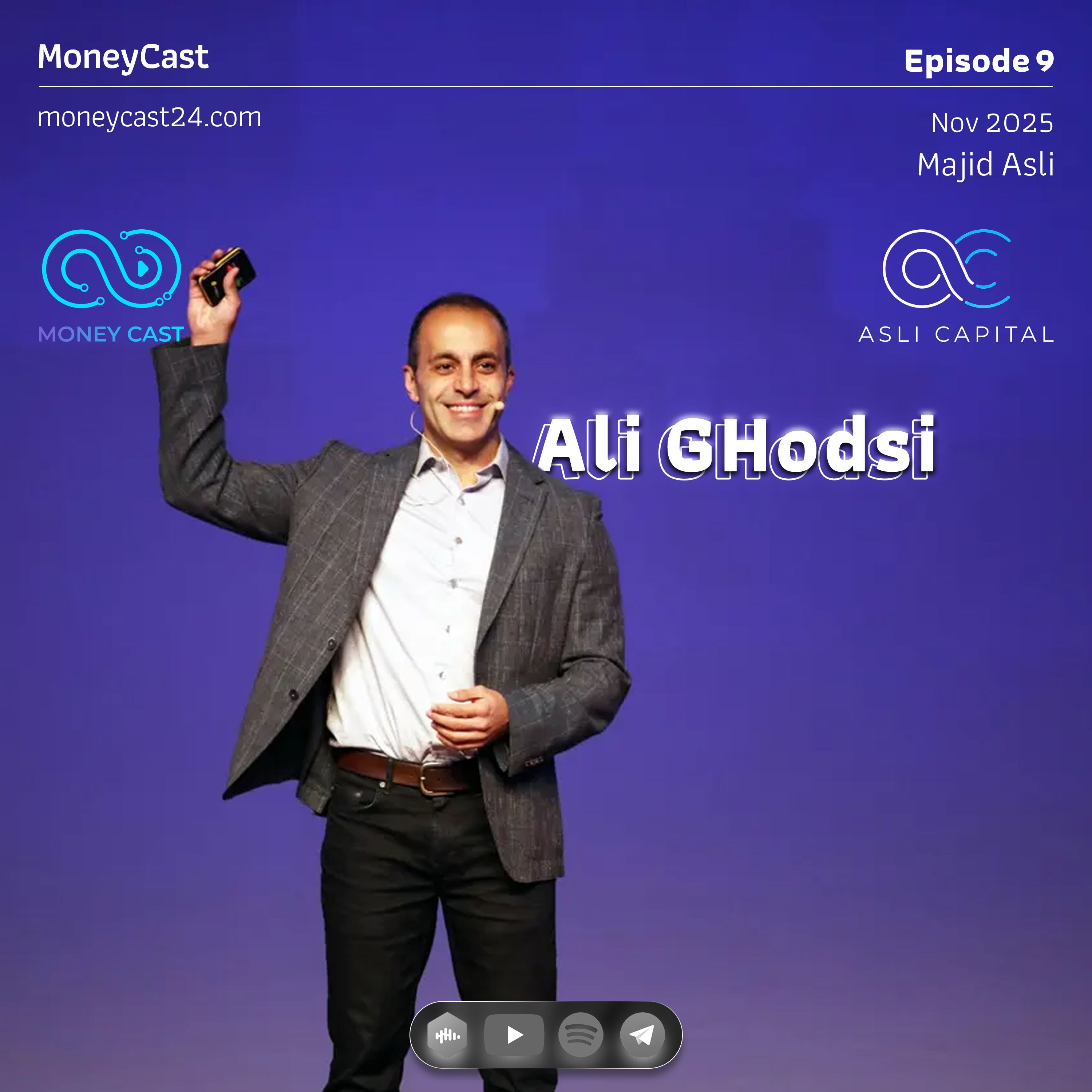Ali Ghodsi  علی قدسی: از تهران تا دیتابریکس