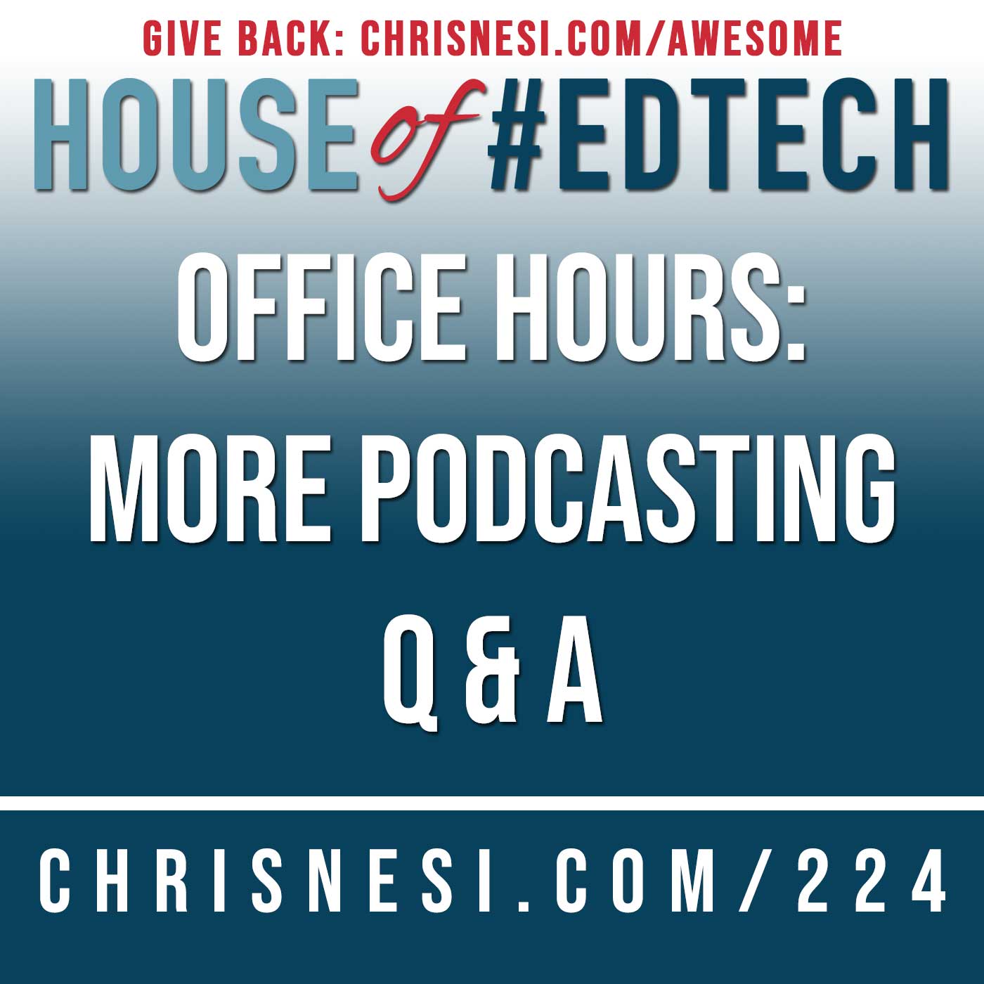 Office Hours: More Podcasting Q&A