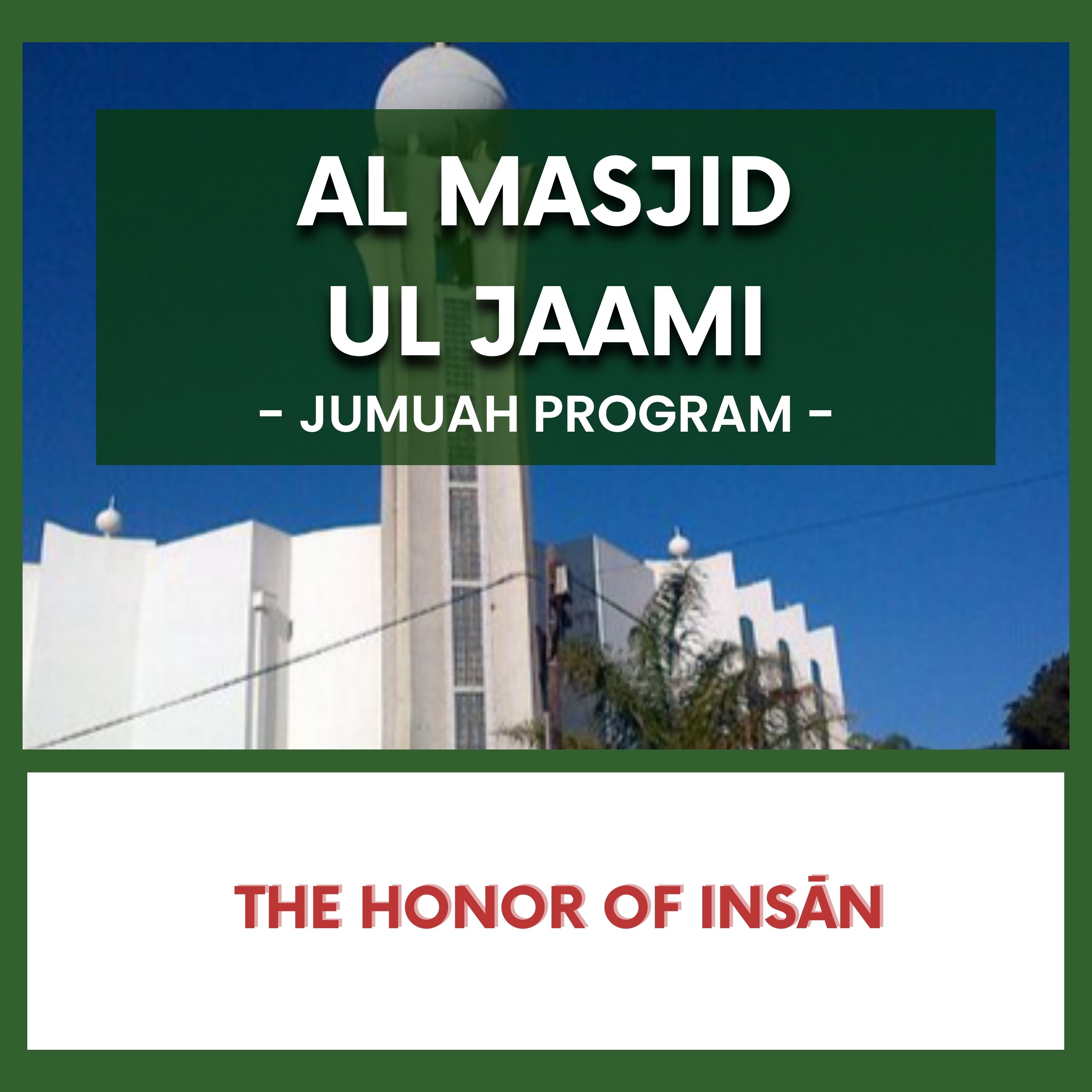 The Honor of Insān