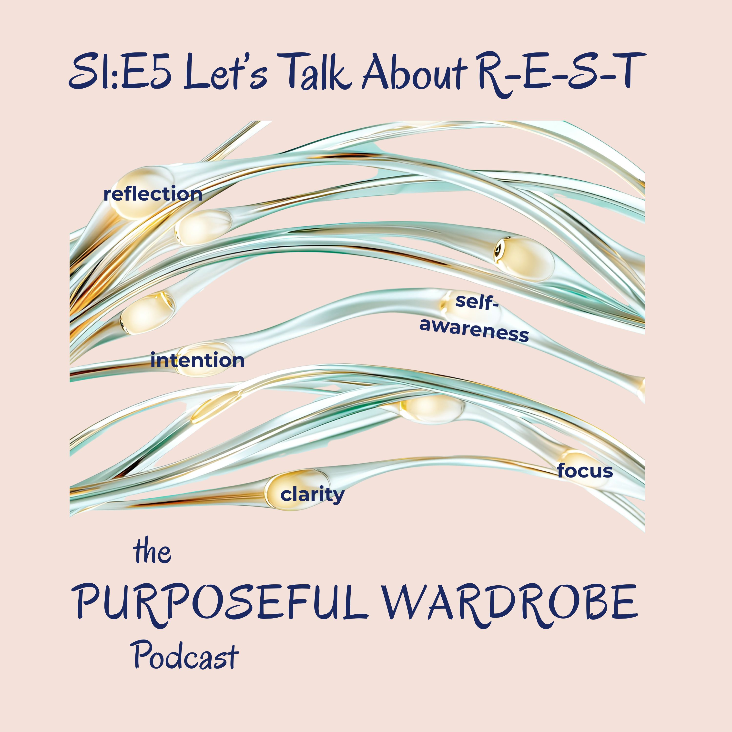 Let’s talk about R-E-S-T episode artwork