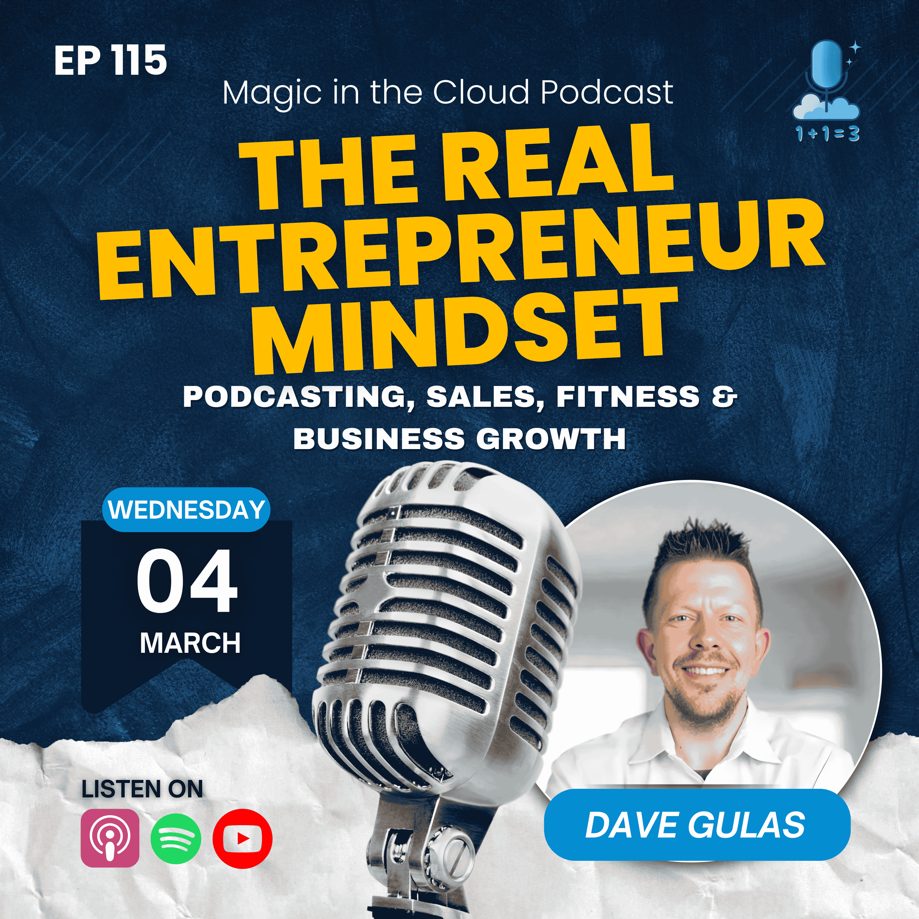 The Real Entrepreneur Mindset: Podcasting, Sales, Fitness & Business Growth | Dave Gulas | EP 115