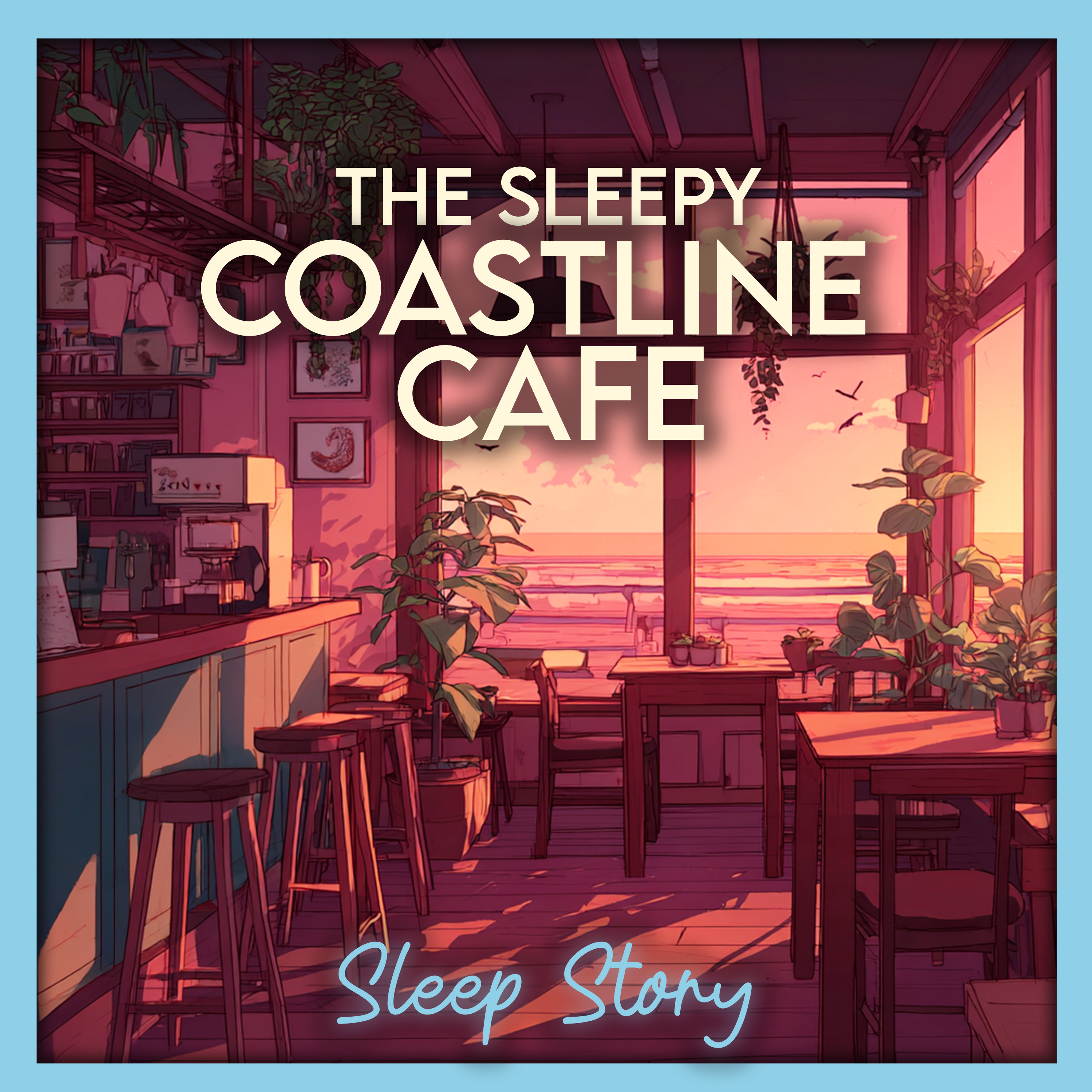 The Sleepy Coastline Café | Cozy Bedtime Story for Adults with Ocean Sounds, Calm Narration & Deep Sleep Meditation ASMR