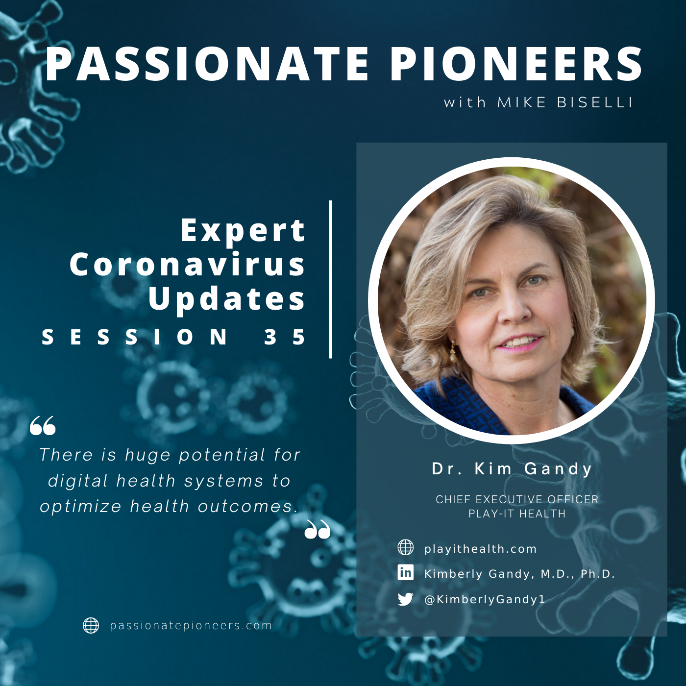 Expert Coronavirus Updates with Dr. Kim Gandy | Session 35