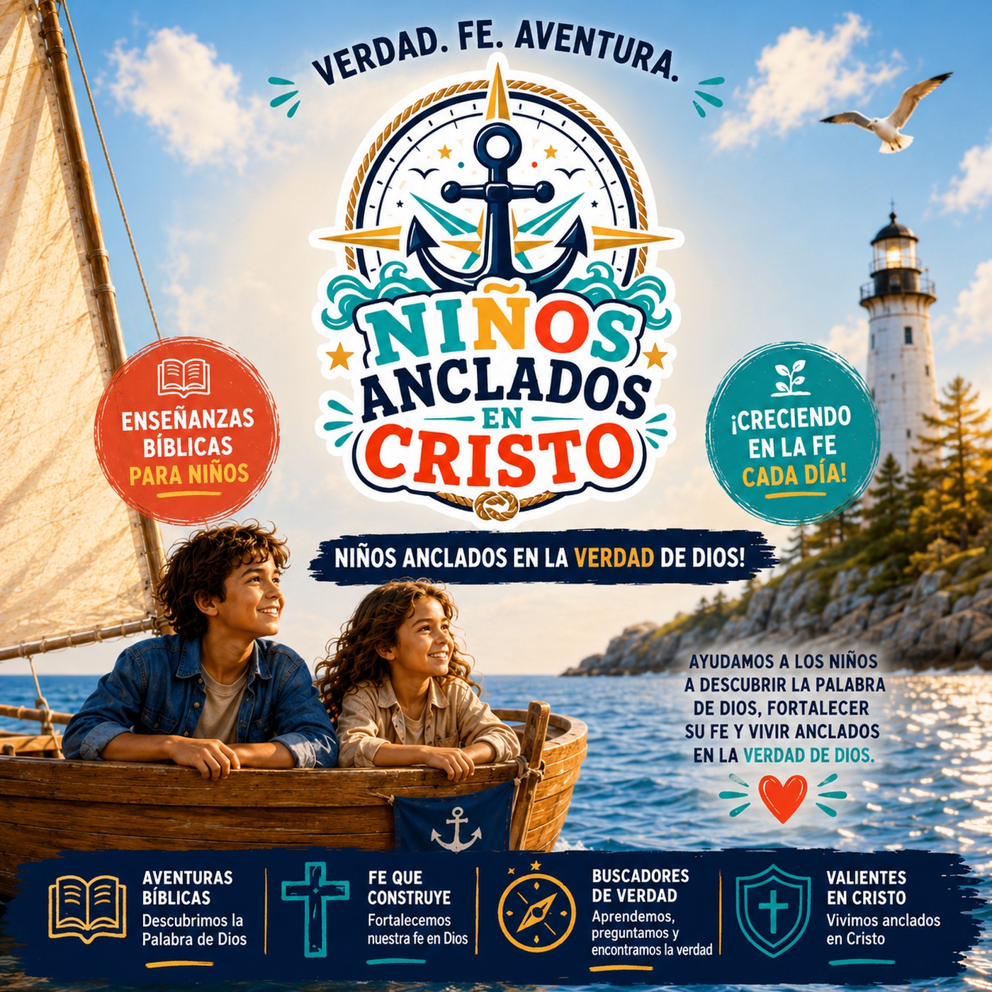 Niños Anclados En Cristo