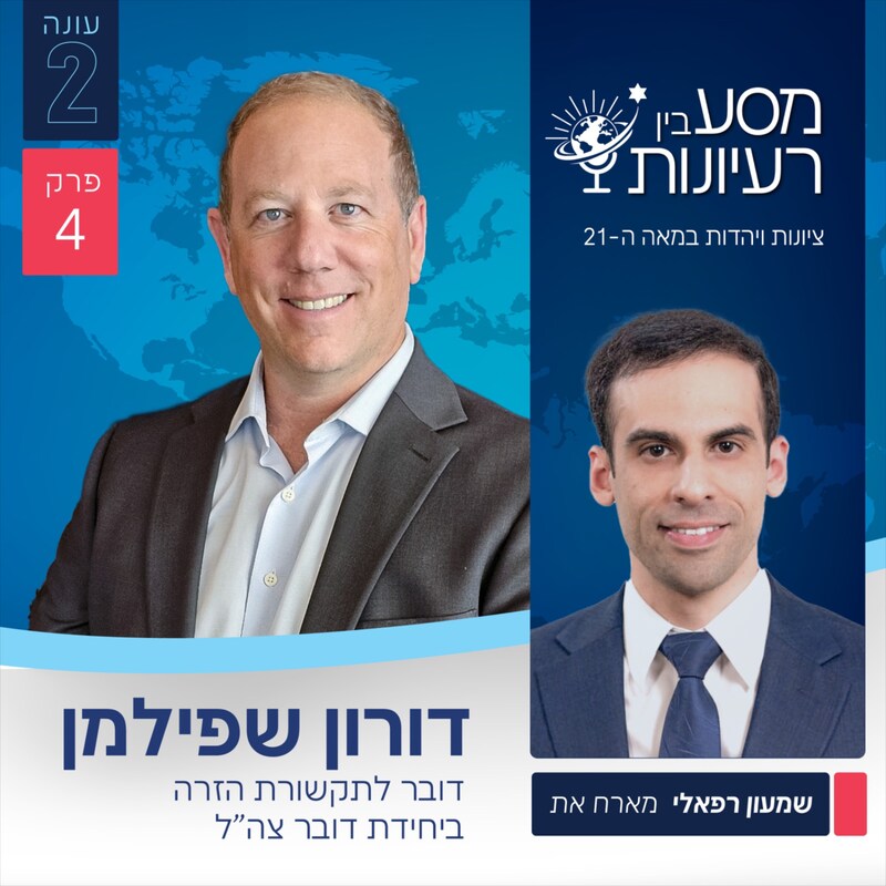 Artwork for podcast מסע בין רעיונות