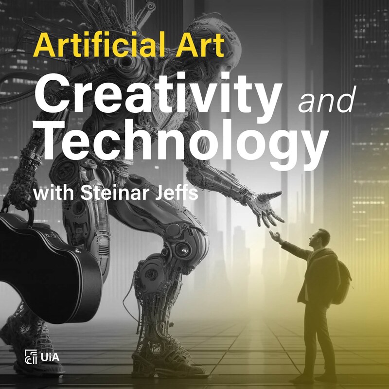 Artwork for podcast Kunstig Kunst: Kreativitet og teknologi med Steinar Jeffs
