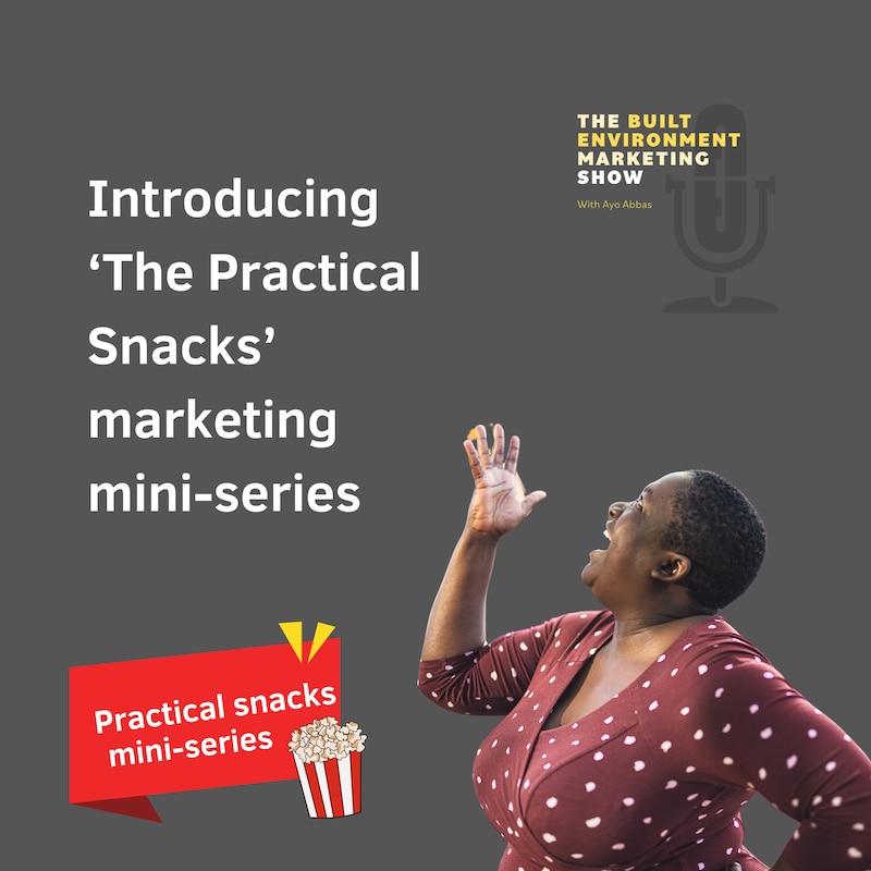 Artwork for podcast The Built Environment Marketing Show:  marketing strategies and tactics for architects and engineers