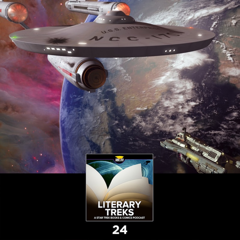Artwork for podcast Literary Treks: A Star Trek Books and Comics Podcast