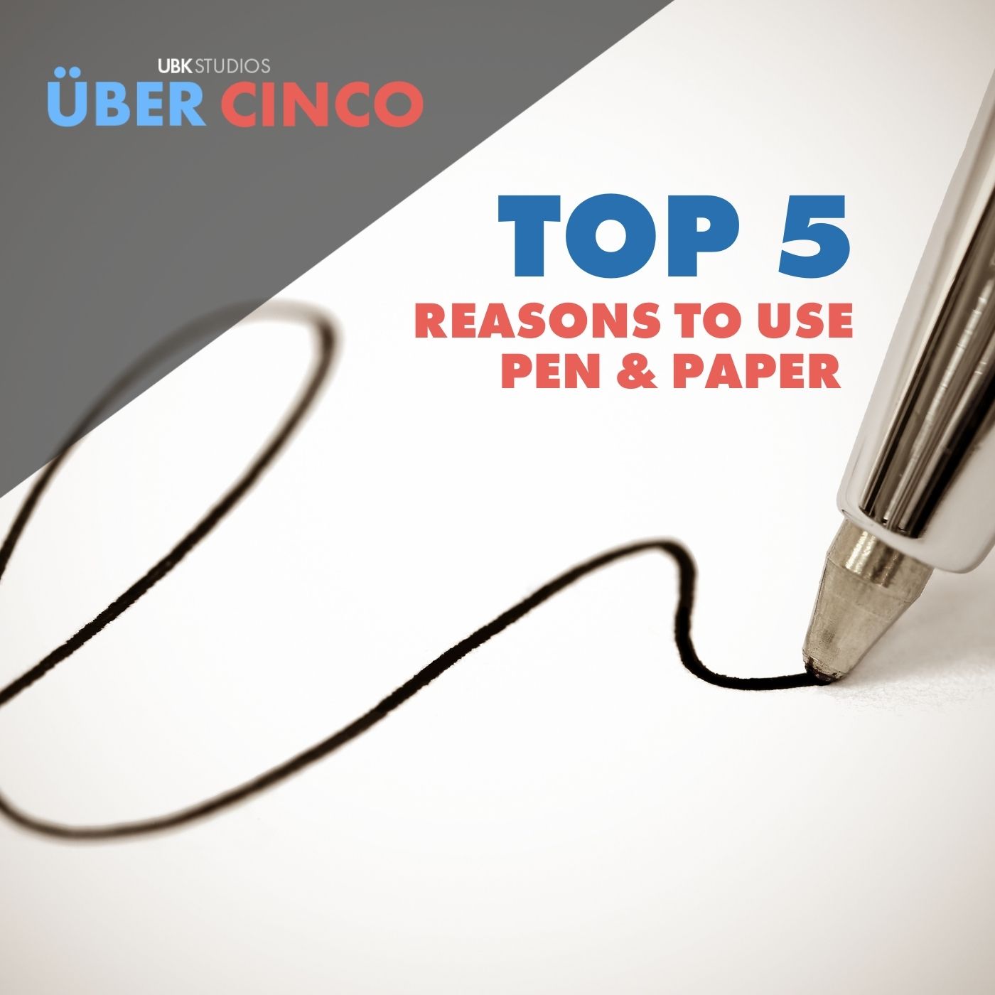 Top 5 Reasons to Use Pen & Paper Image