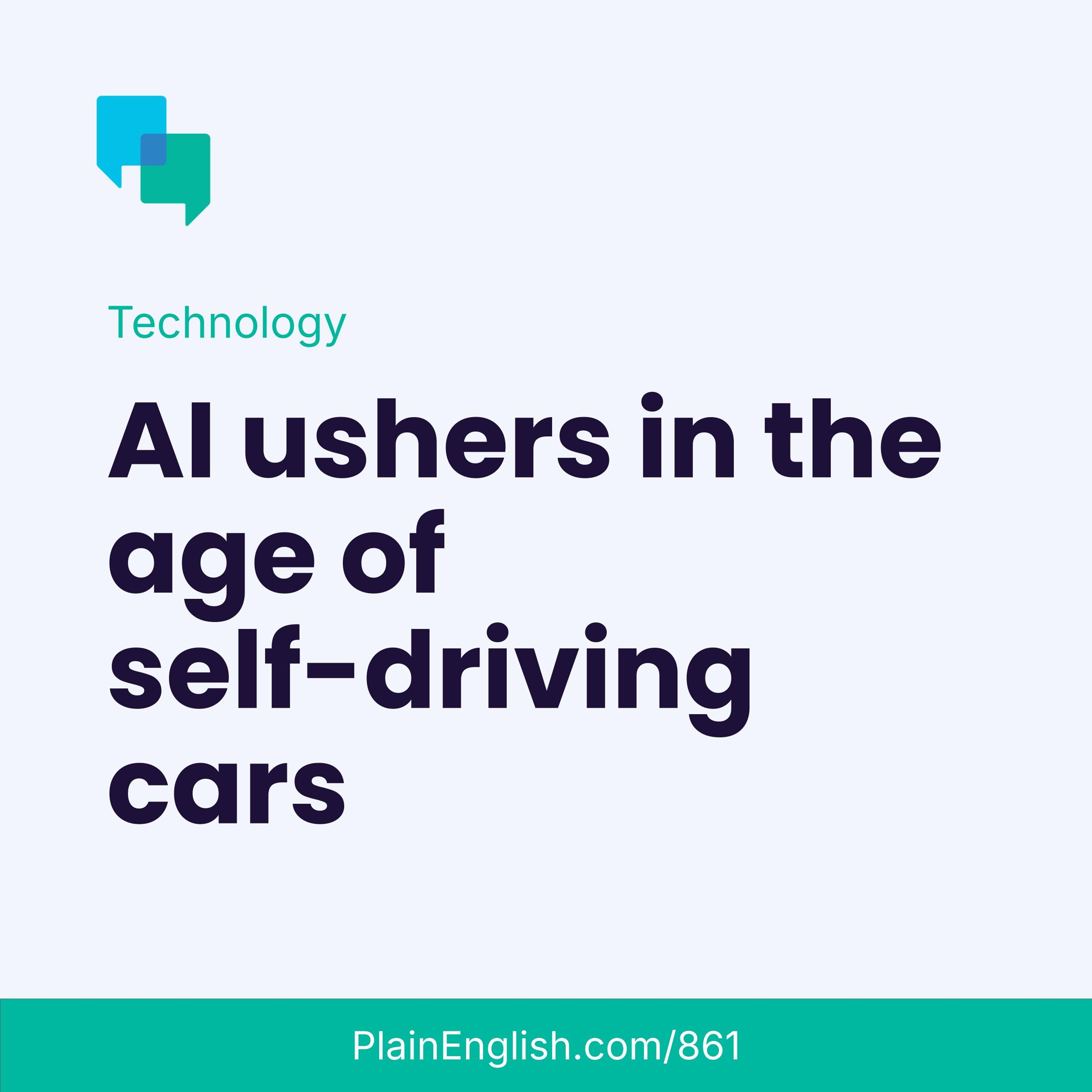 Self driving cars are officially here