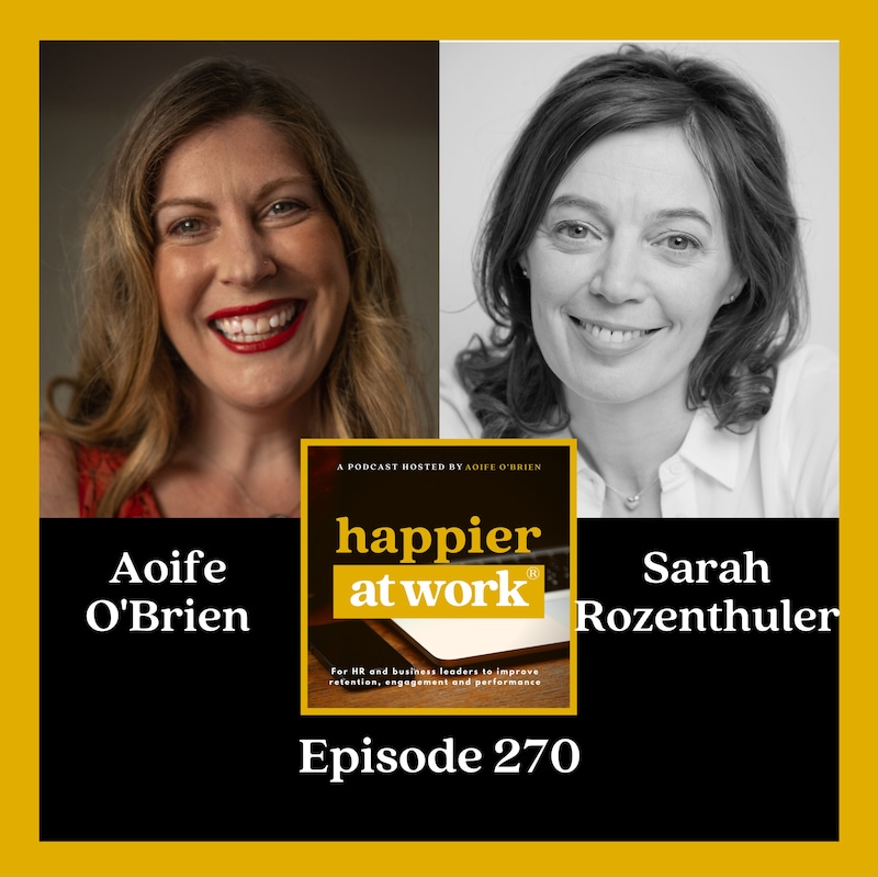 Artwork for podcast Happier At Work: Leadership, Culture, Performance