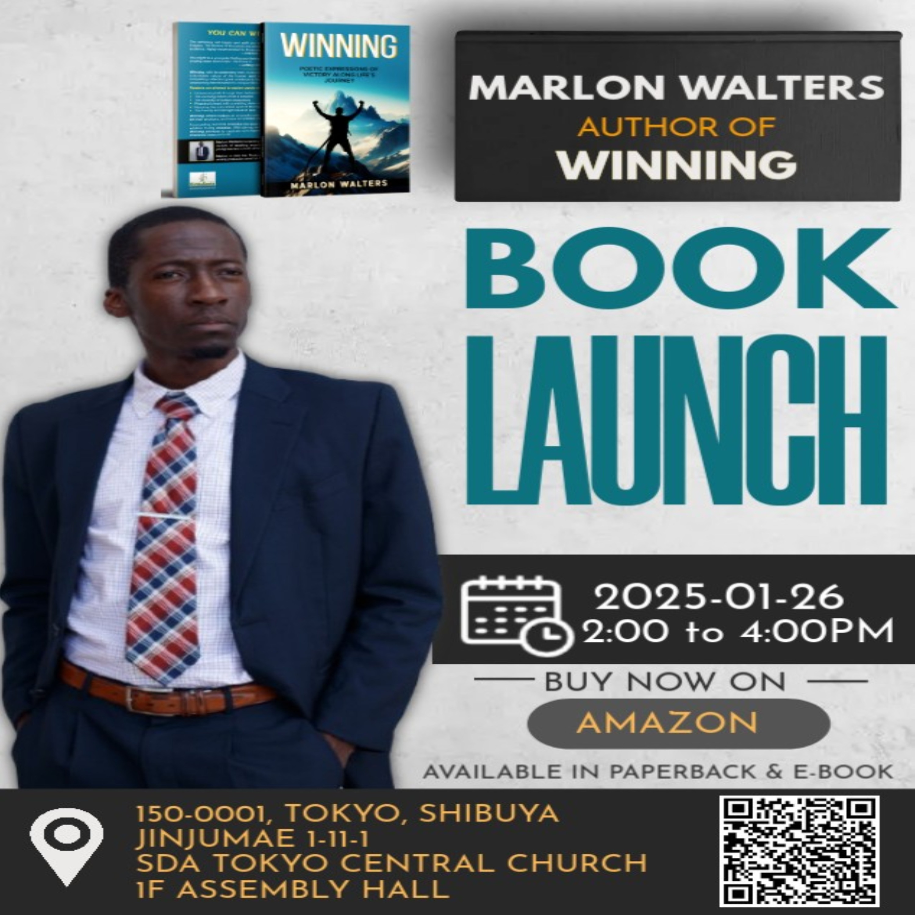 Marlon Walters, Author, Winning: Poetic Expressions of Victory Along Life's Journey episode artwork