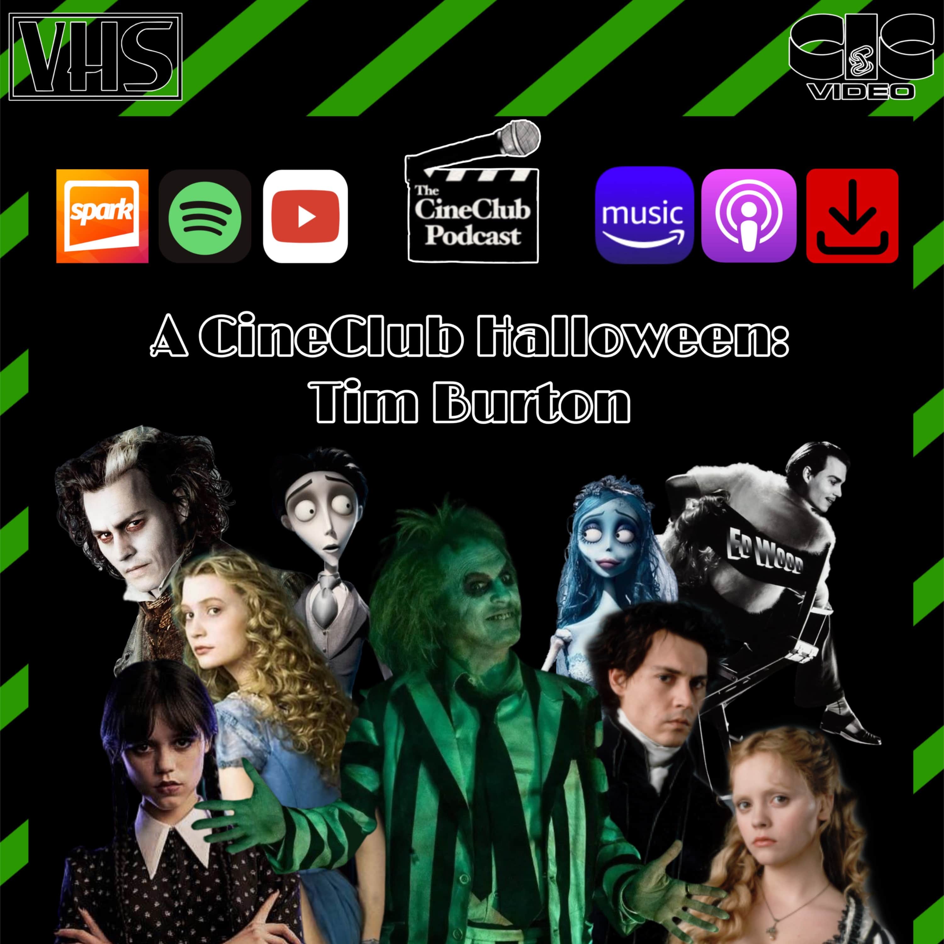 A CineClub Halloween: Tim Burton episode artwork