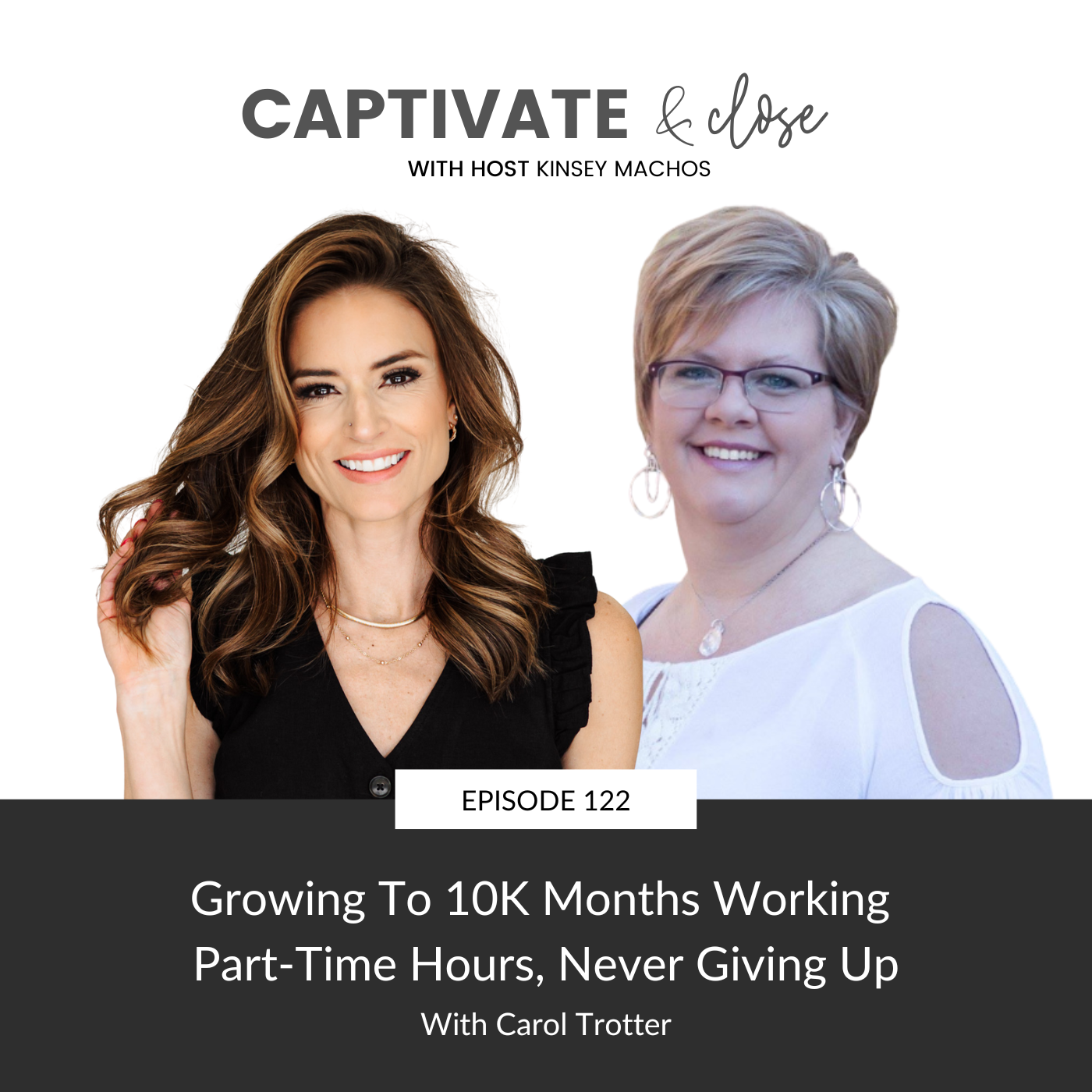 Growing To 10K Months Working Part-Time Hours, Never Giving Up with Carol Trotter
