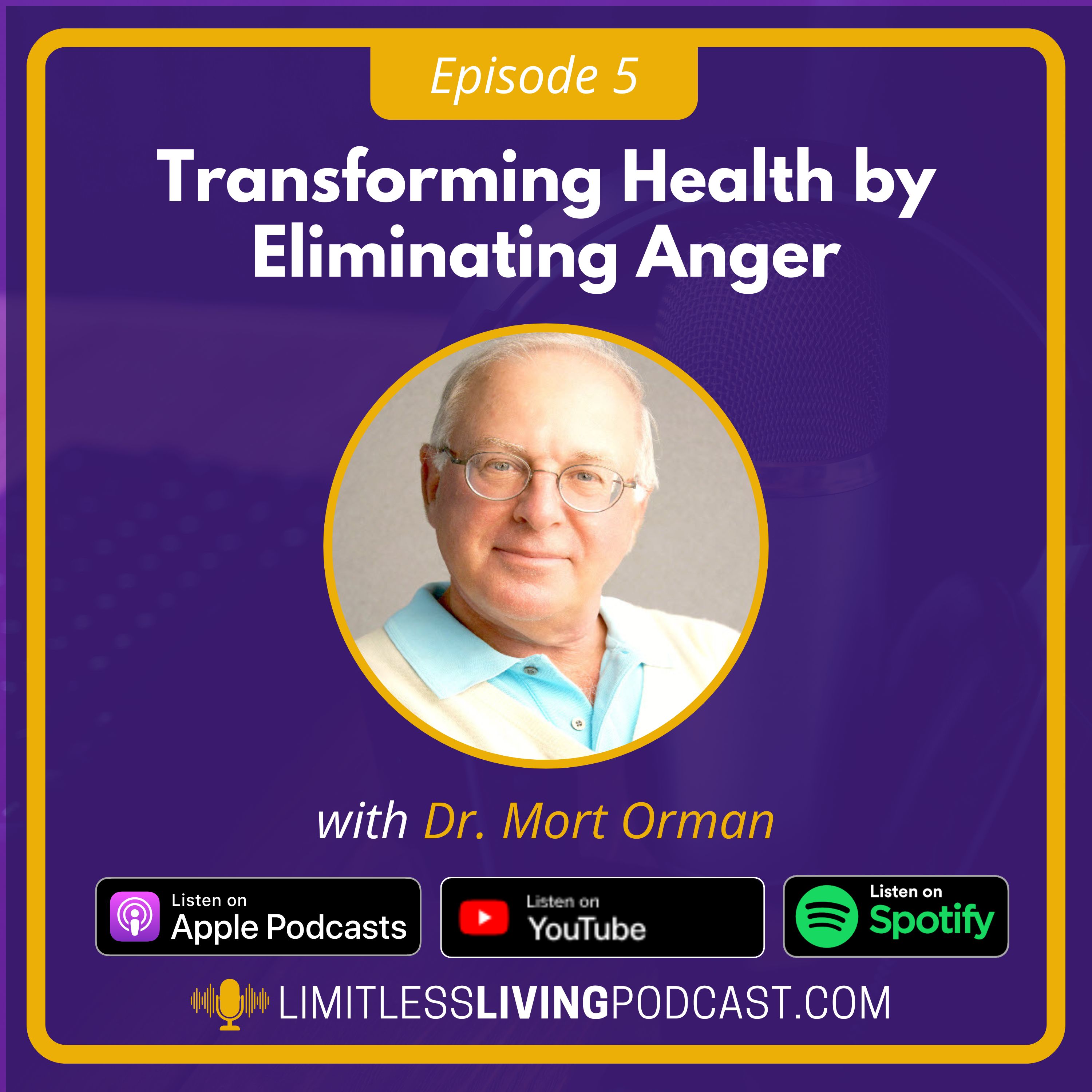Transforming Health by Eliminating Anger with Dr. Mort Orman episode artwork