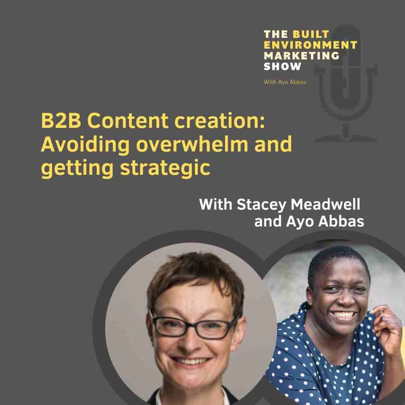 Artwork for podcast The Built Environment Marketing Show:  marketing strategies and tactics for architects and engineers