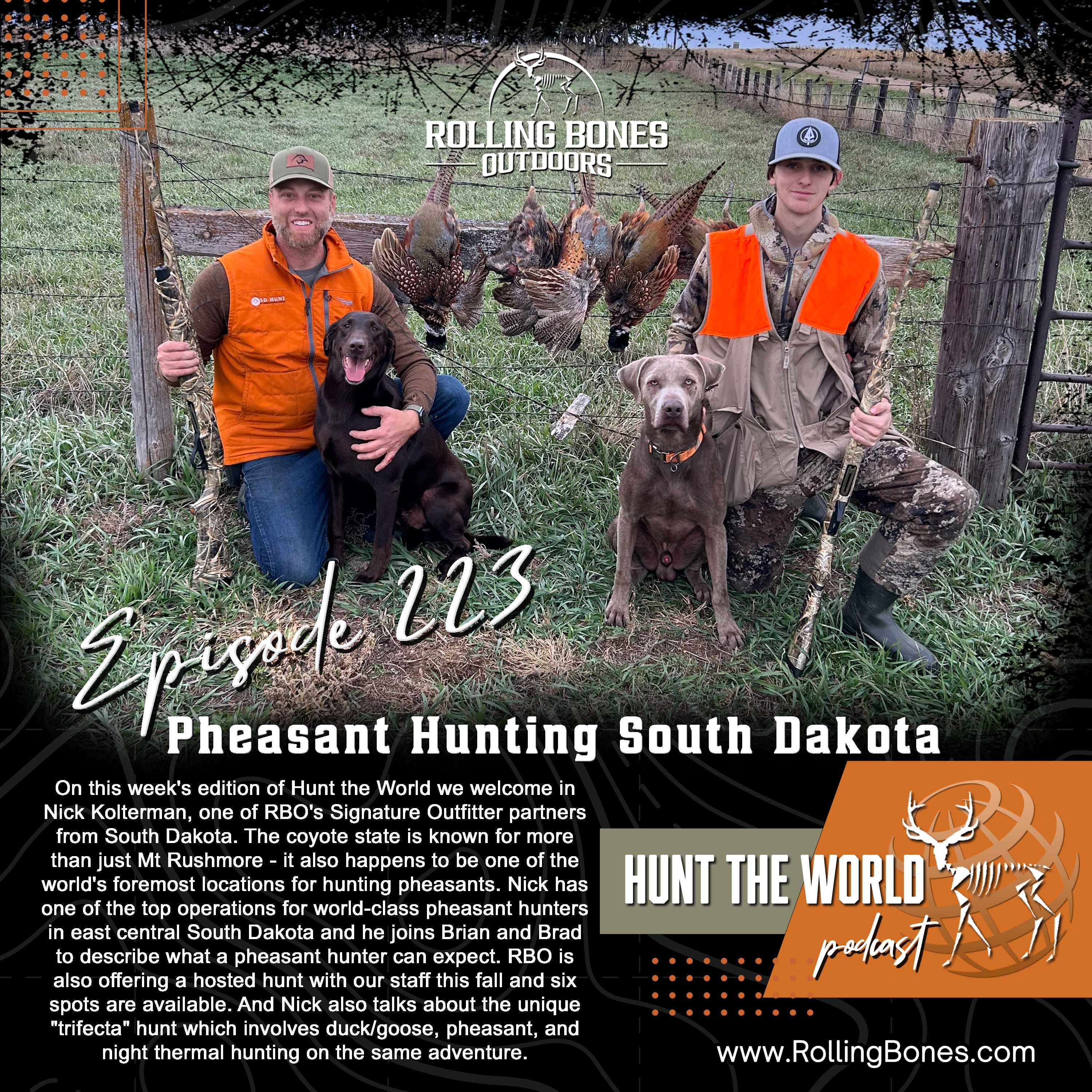 HTW-Ep 223 Pheasant Hunting South Dakota with Nick Kolterman