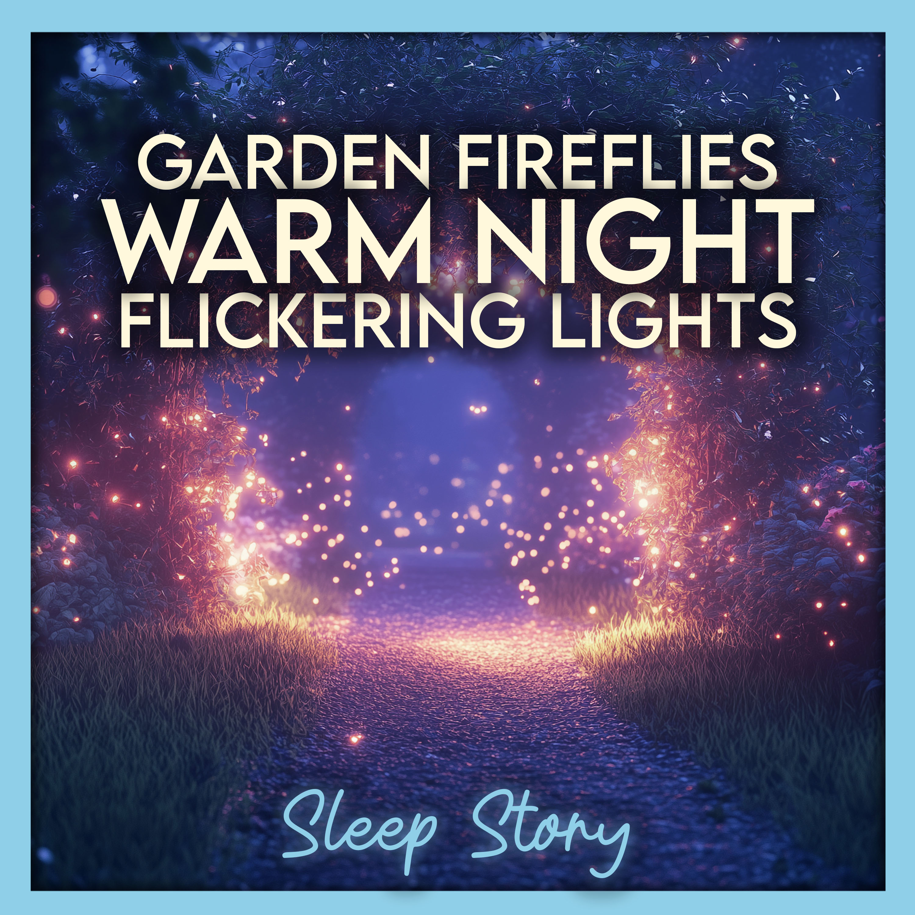 Garden Fireflies: A Warm Night with Flickering Lights