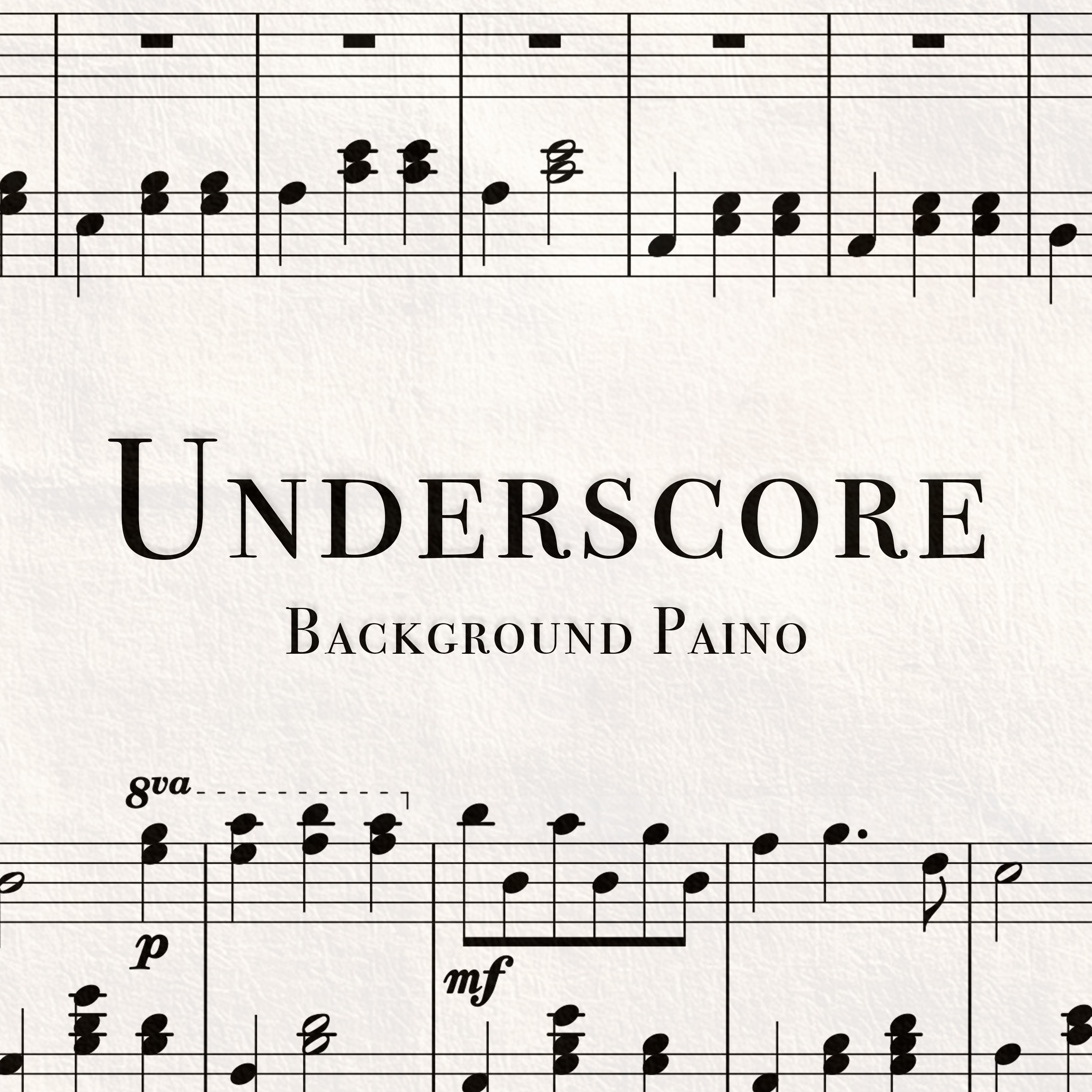 Underscore Background Piano
