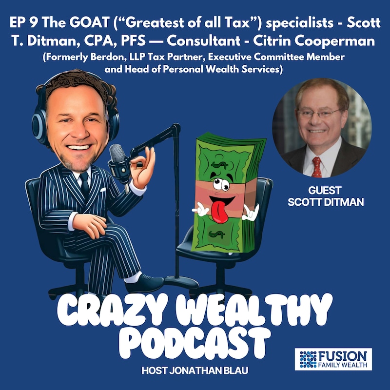 Artwork for podcast Crazy Wealthy Podcast