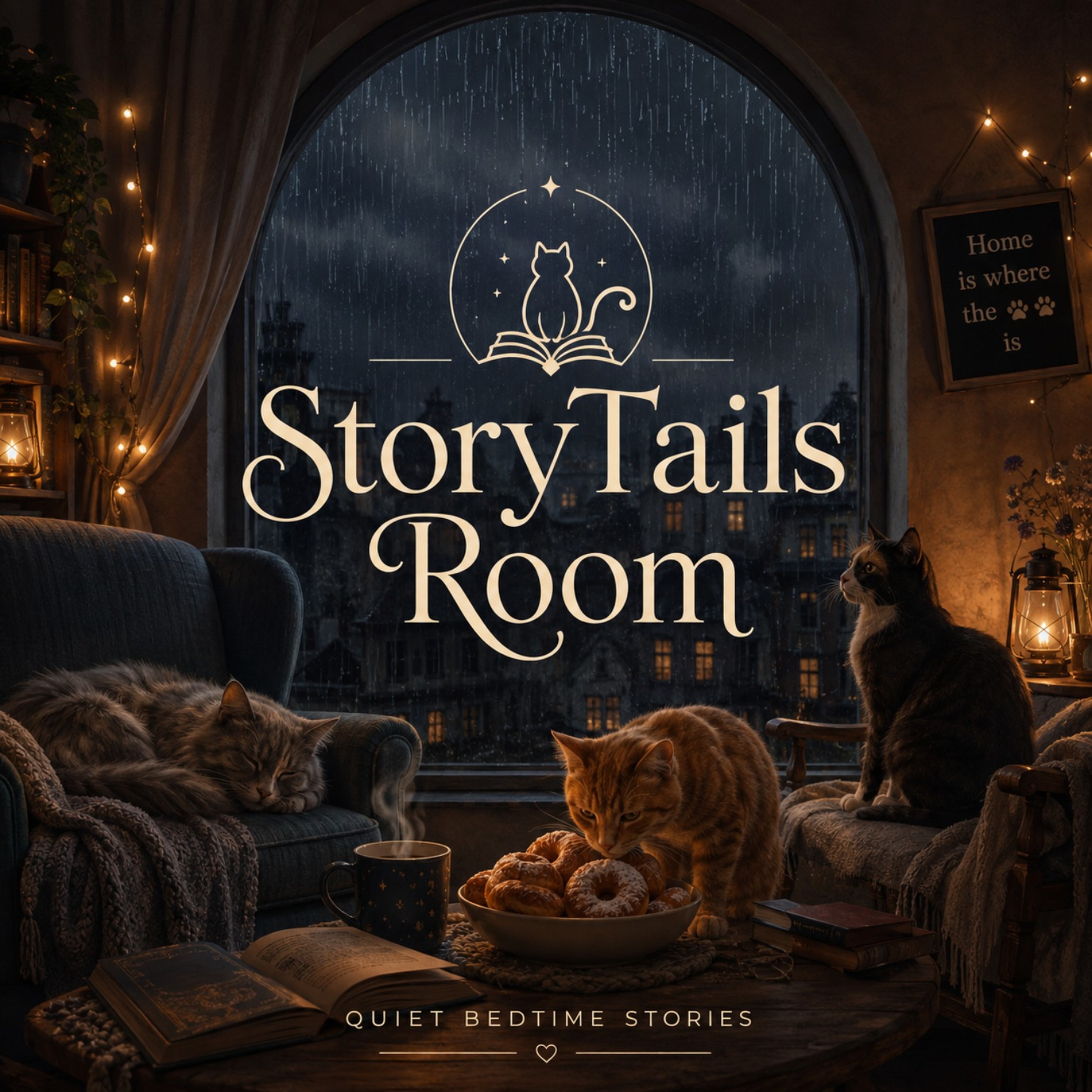 StoryTails Room — Bedtime Stories for Adults podcast artwork