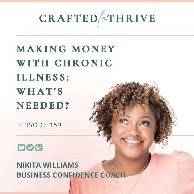 Artwork for podcast Business With Chronic Illness:  Simple Sustainable Growth and Burnout Healing For CEO Women