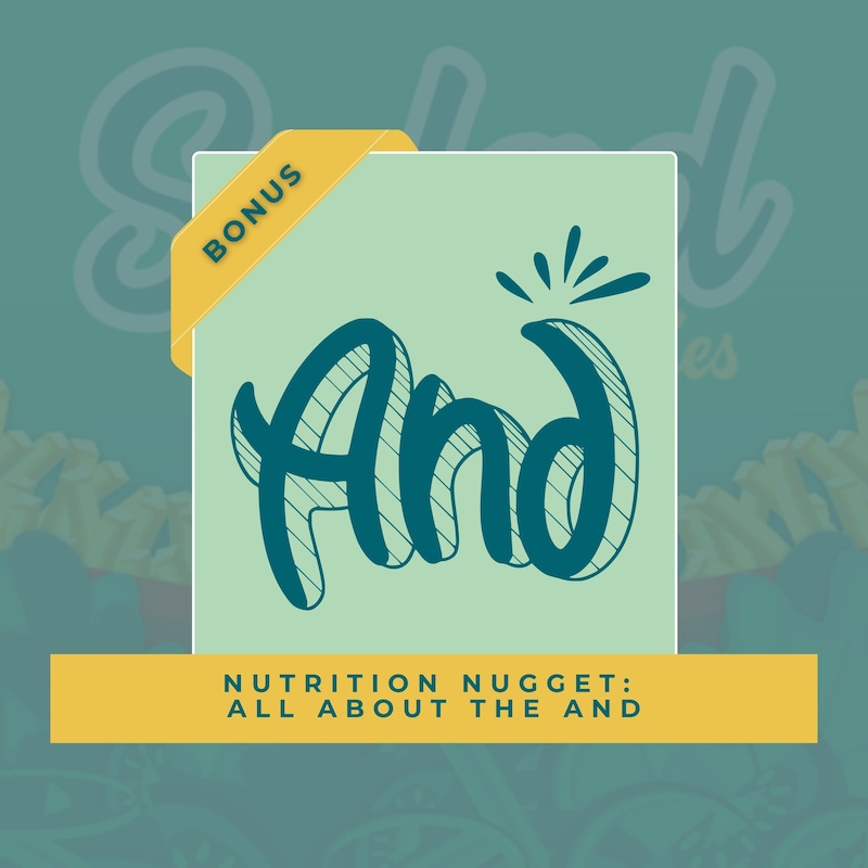 Artwork for podcast Salad With a Side of Fries  Nutrition, Wellness & Weight Loss
