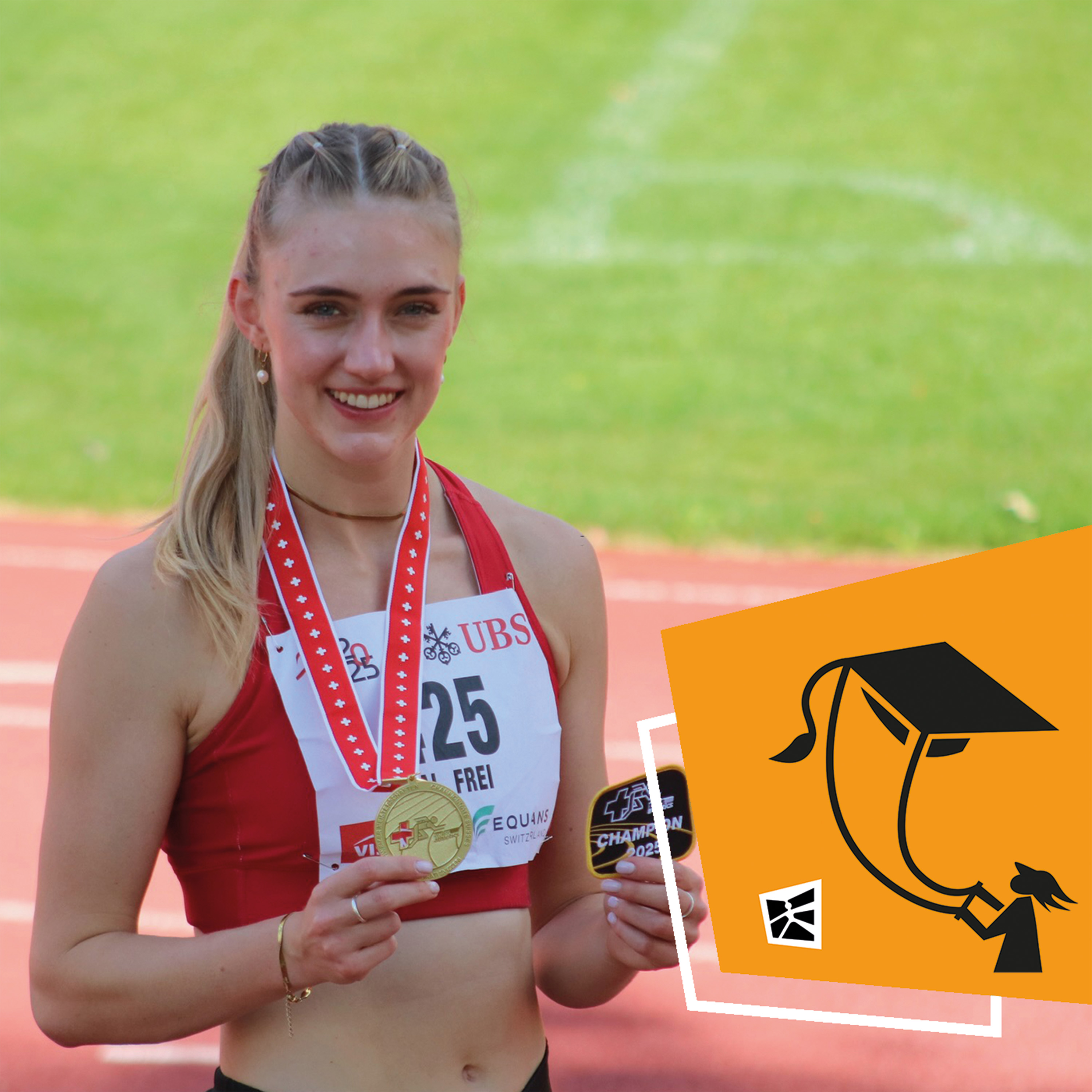 Campus Conversation #84 mit Alina Frei: Zwischen Sprintbahn und Studium Campus Conversation #84 mit Alina Frei: Zwischen Sprintbahn und Studium
