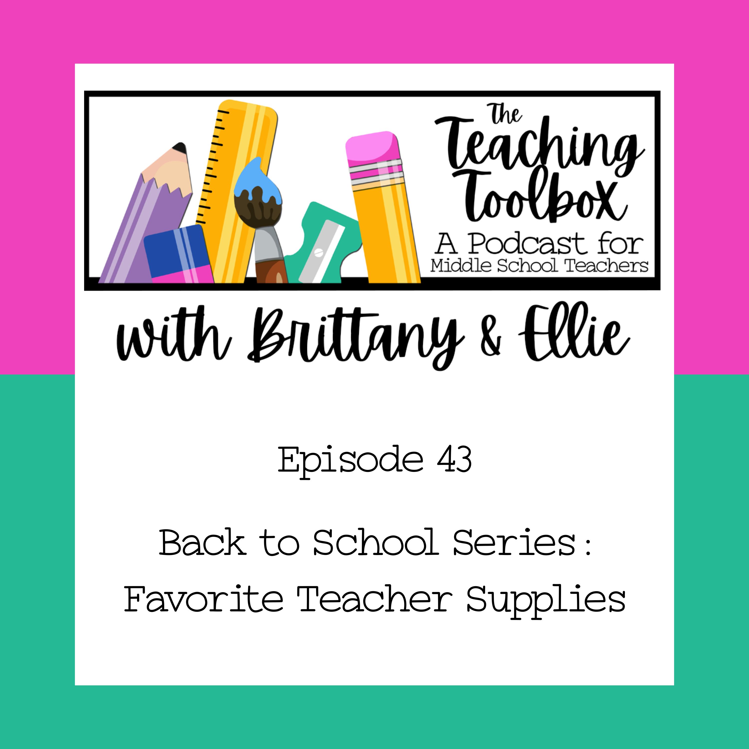 The Teaching Toolbox - A Podcast for Middle School Teachers
