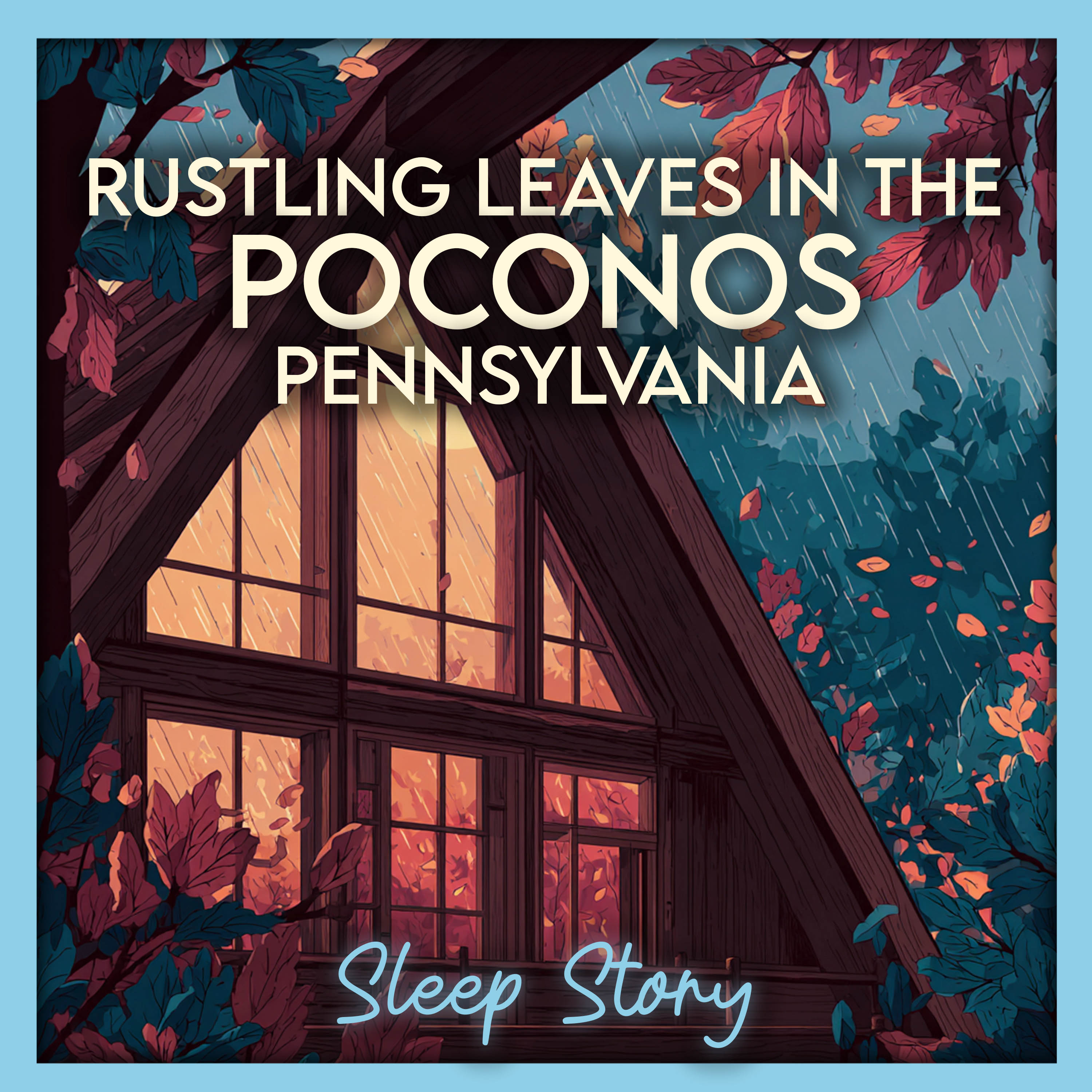 Autumn Cabin Rain: A Cozy Sleep Story for Deep Rest in the Poconos