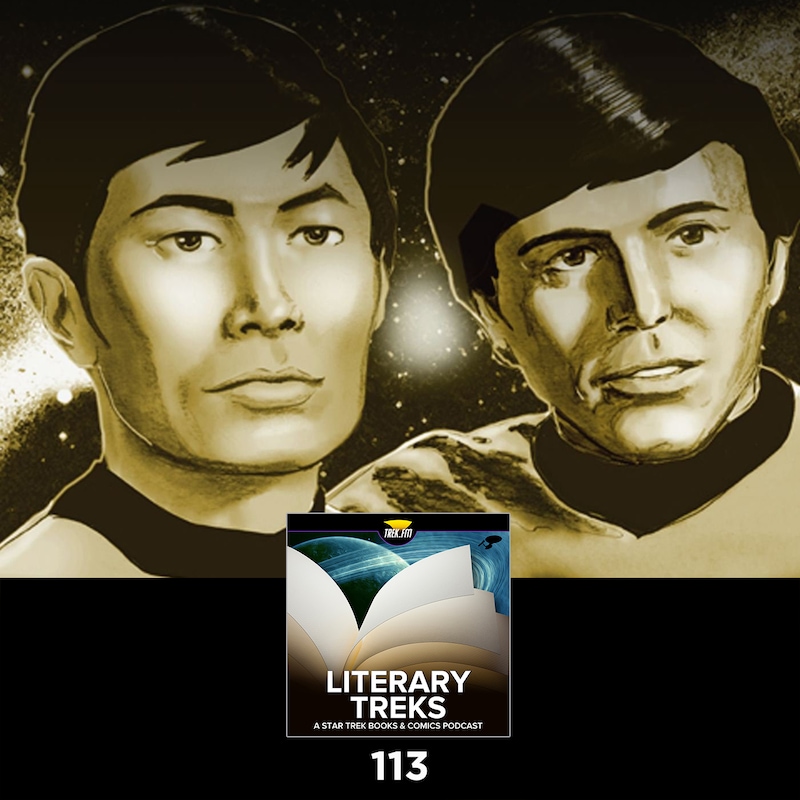 Artwork for podcast Literary Treks: A Star Trek Books and Comics Podcast