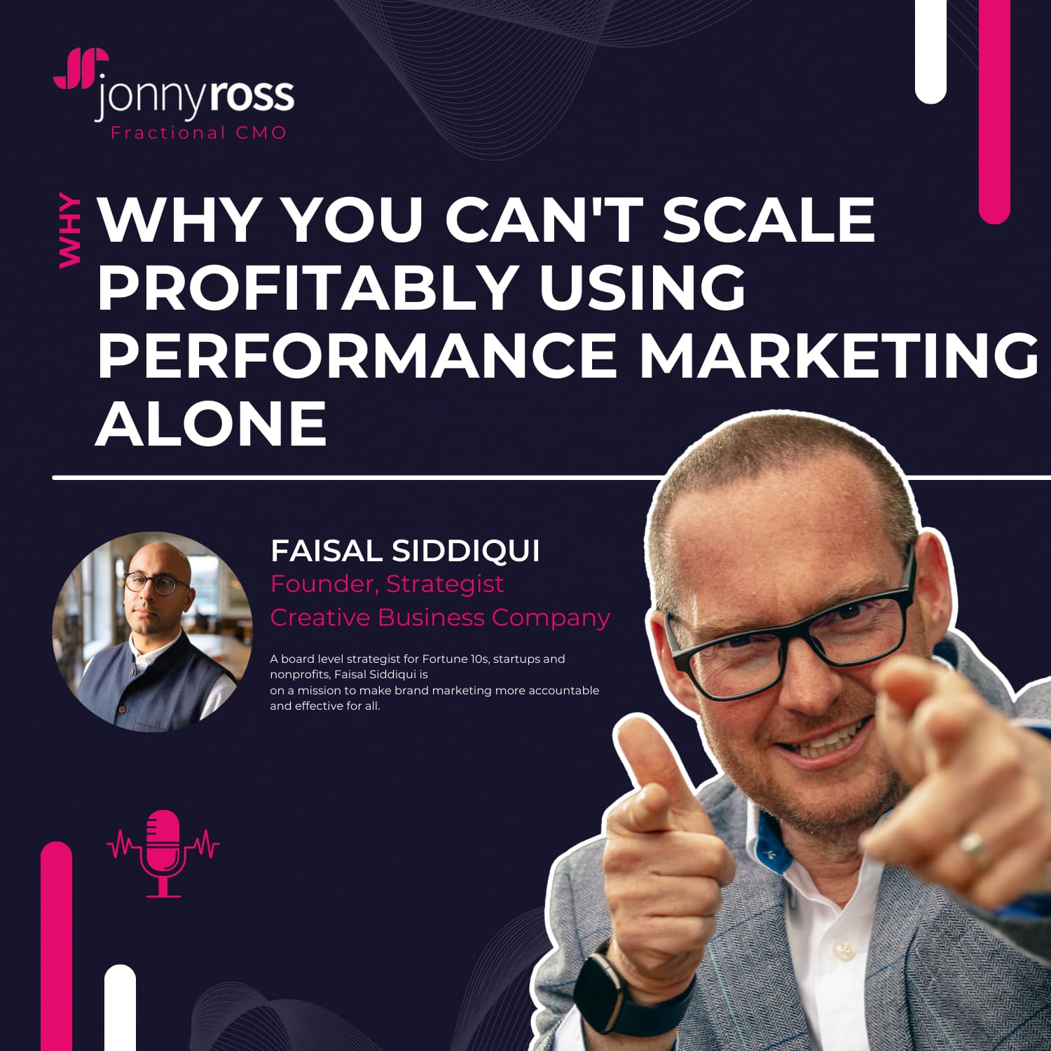 #74 Why You Can't Scale Profitably Using Performance Marketing Alone - Faisal Siddiqui episode artwork