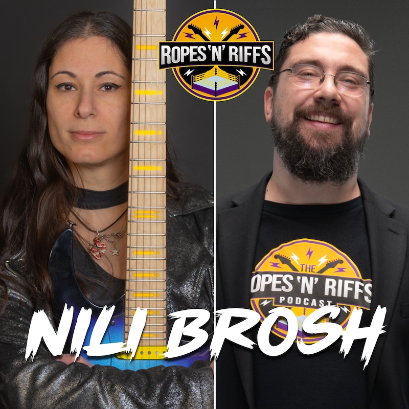 Artwork for podcast Ropes N Riffs - Wrestling Entrance Themes, Wrestling and Music Stories