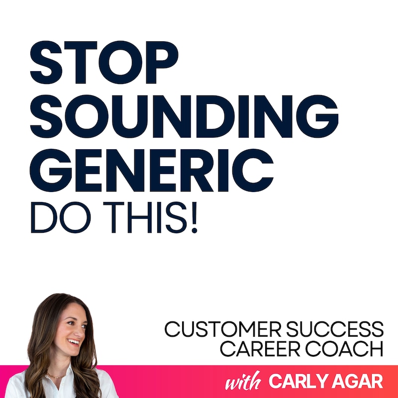 Artwork for podcast Customer Success Career Coach, Career Tips and Proven Job Interview Strategies For Every Customer Success Manager