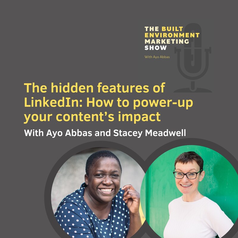 Artwork for podcast The Built Environment Marketing Show:  marketing strategies and tactics for architects and engineers