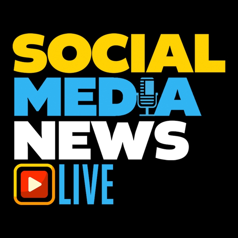 Artwork for podcast Social Media News Live: Discussing the latest social media tools, tips, and tactics with industry experts, innovators, creators, and storytellers