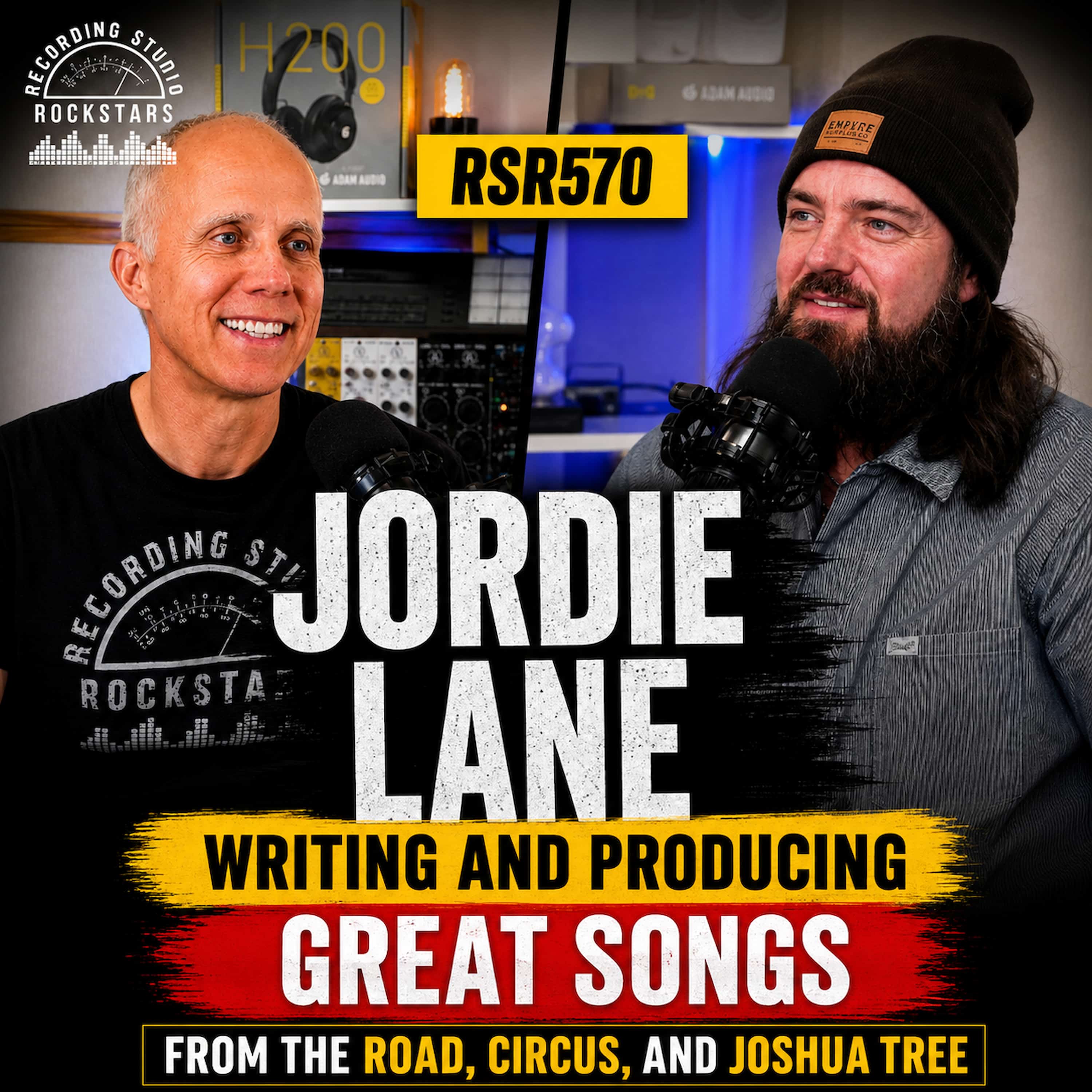 RSR570 Jordie Lane - Writing and Producing Great Songs from the Road, Circus, and Joshua Tree episode artwork