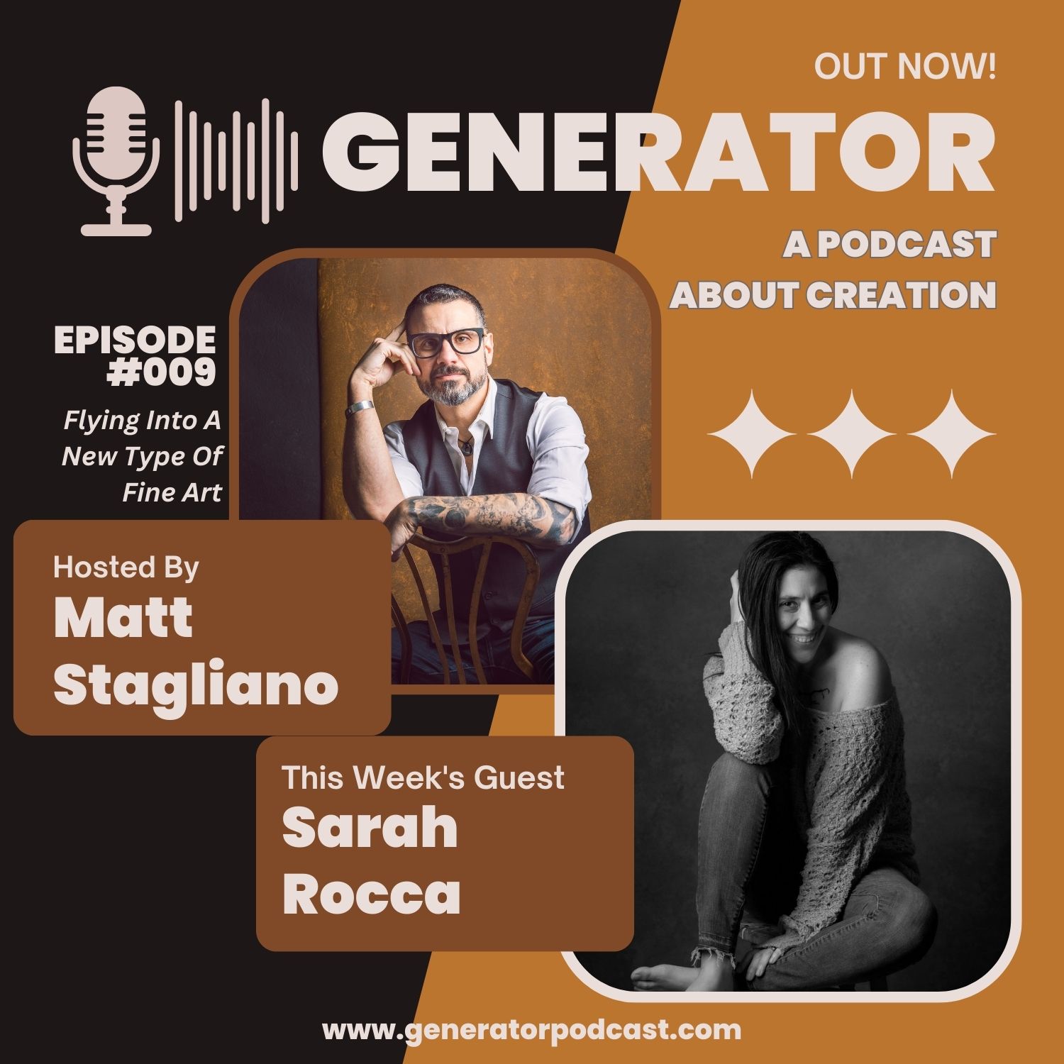Ep. 009 - Sarah Rocca - Flying Into a New Type of Fine Art