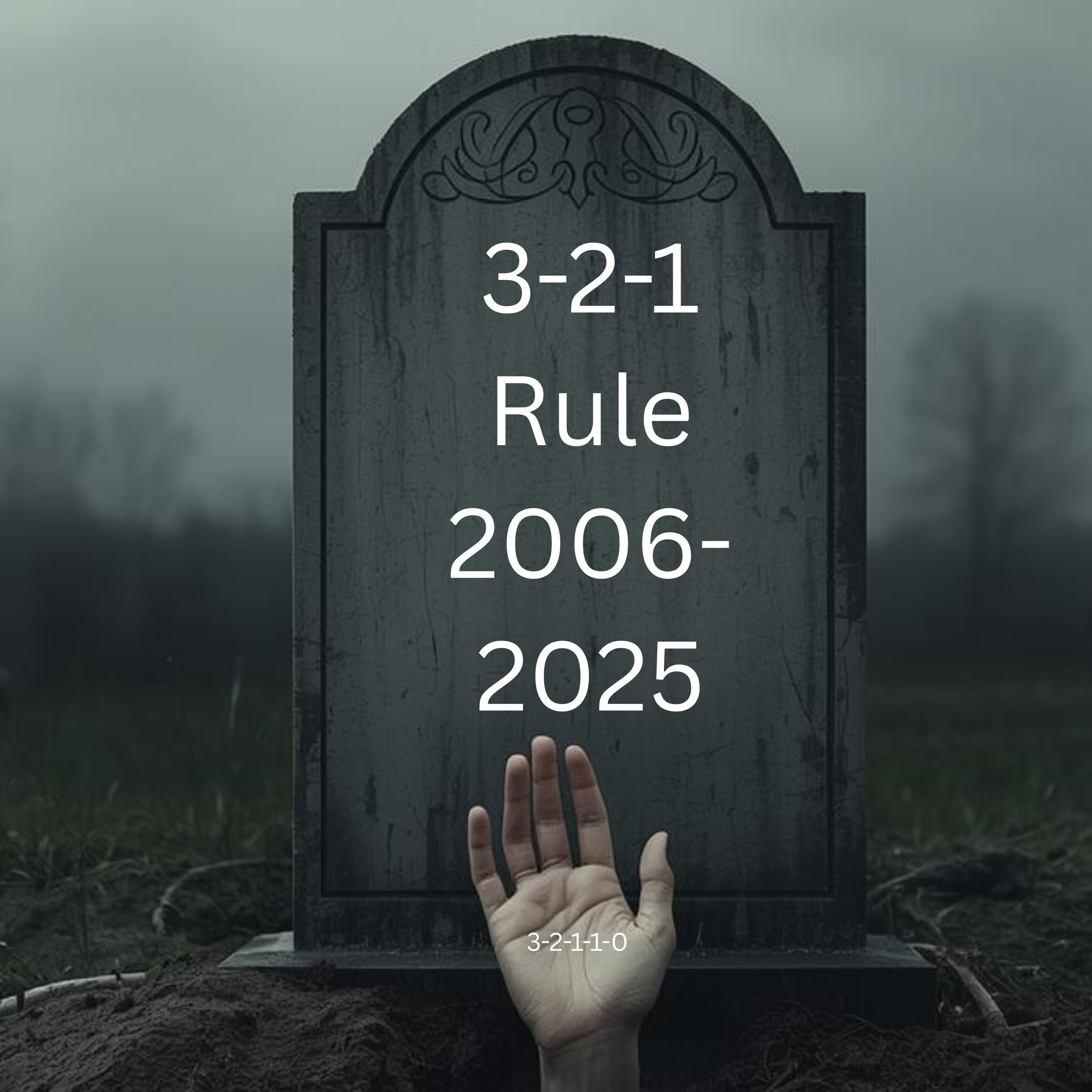The Death of the 3-2-1 Rule: Enter 3-2-1-1-0
