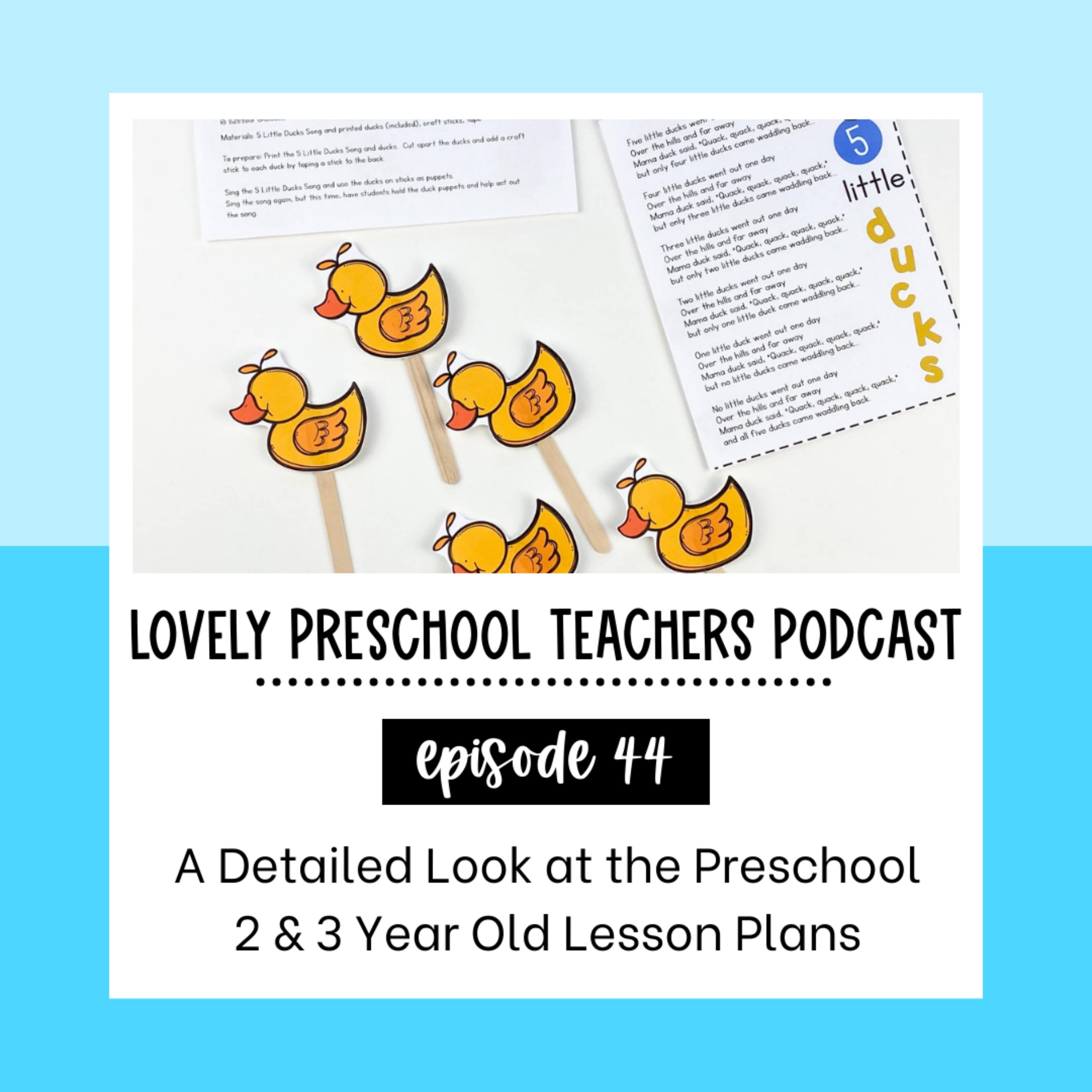 A Detailed Look at the Preschool 2 & 3 Year Old Plans