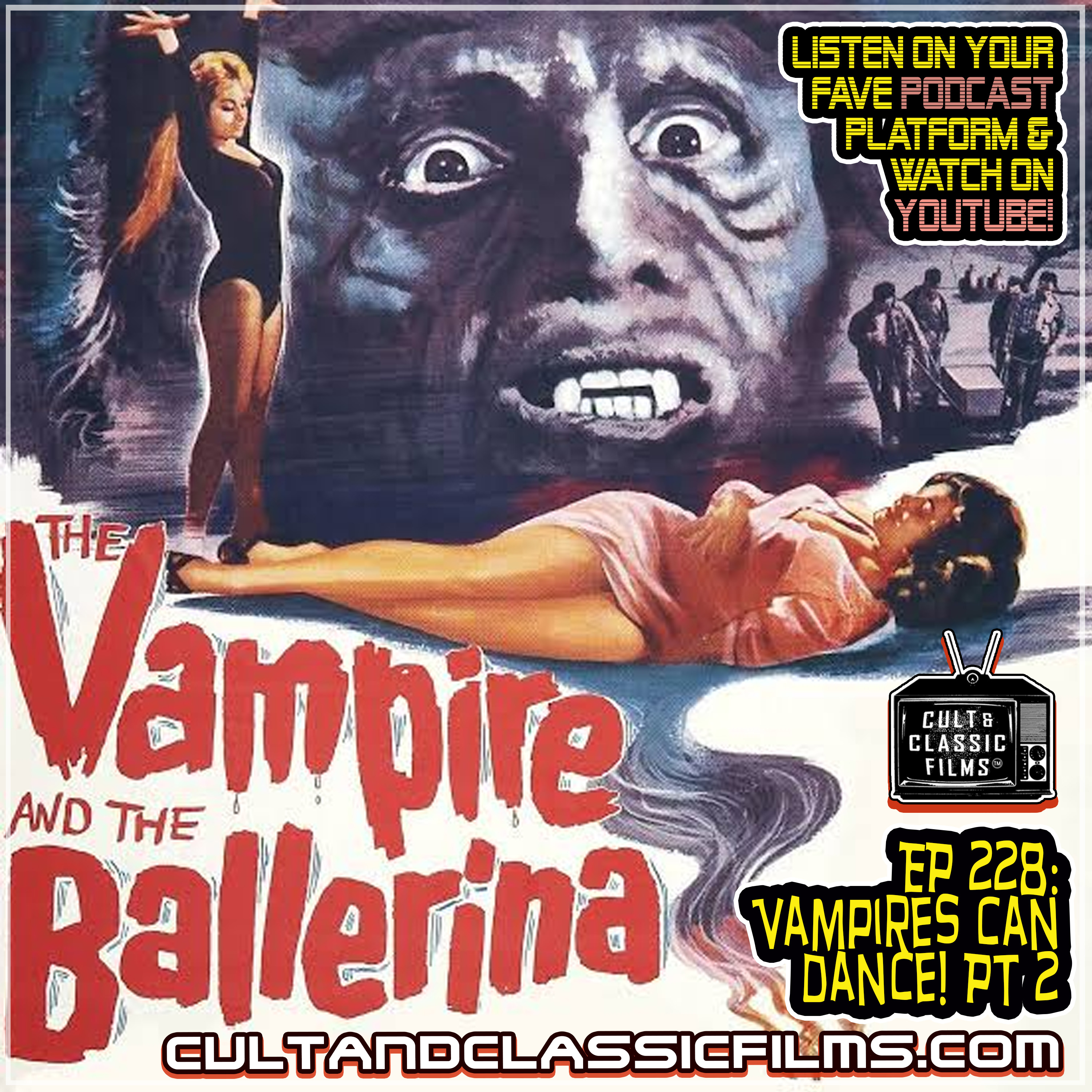 "THE VAMPIRE AND THE BALLERINA (1960) - PART 2 OF "VAMPIRES CAN DANCE!" DOUBLE FEATURE!